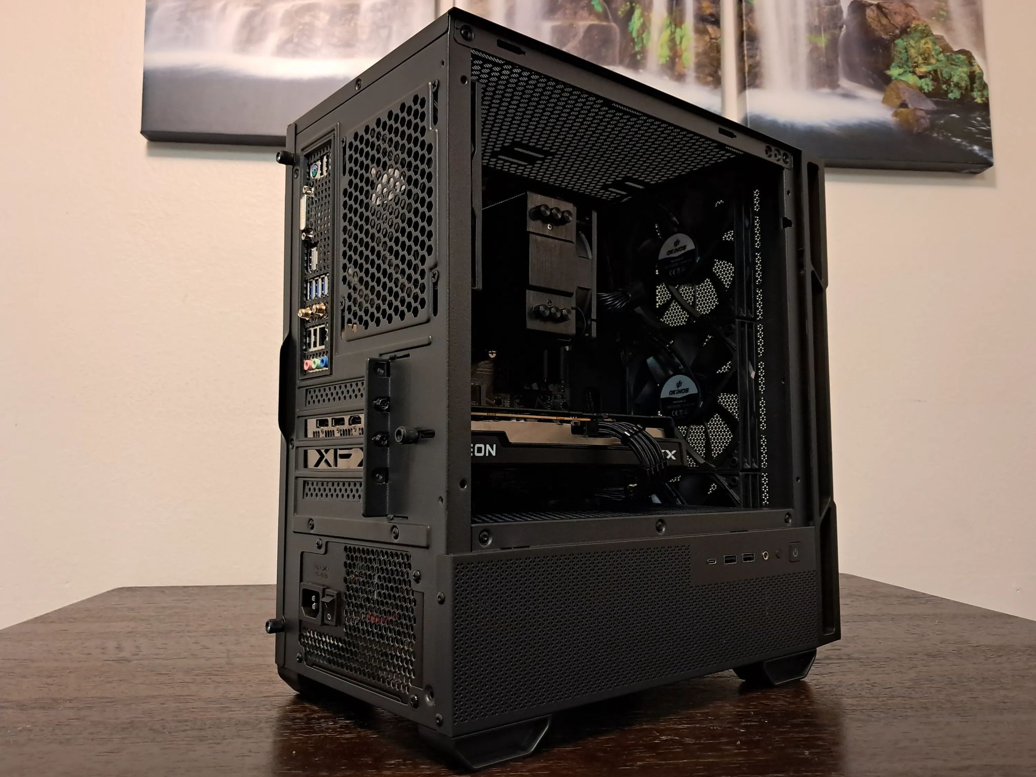 🪵Sleek Woodgrain AMD Gamer!🪵Ryzen 5 3500X | Radeon RX 6600 | 1TB SSD | 16GB DDR4-3200