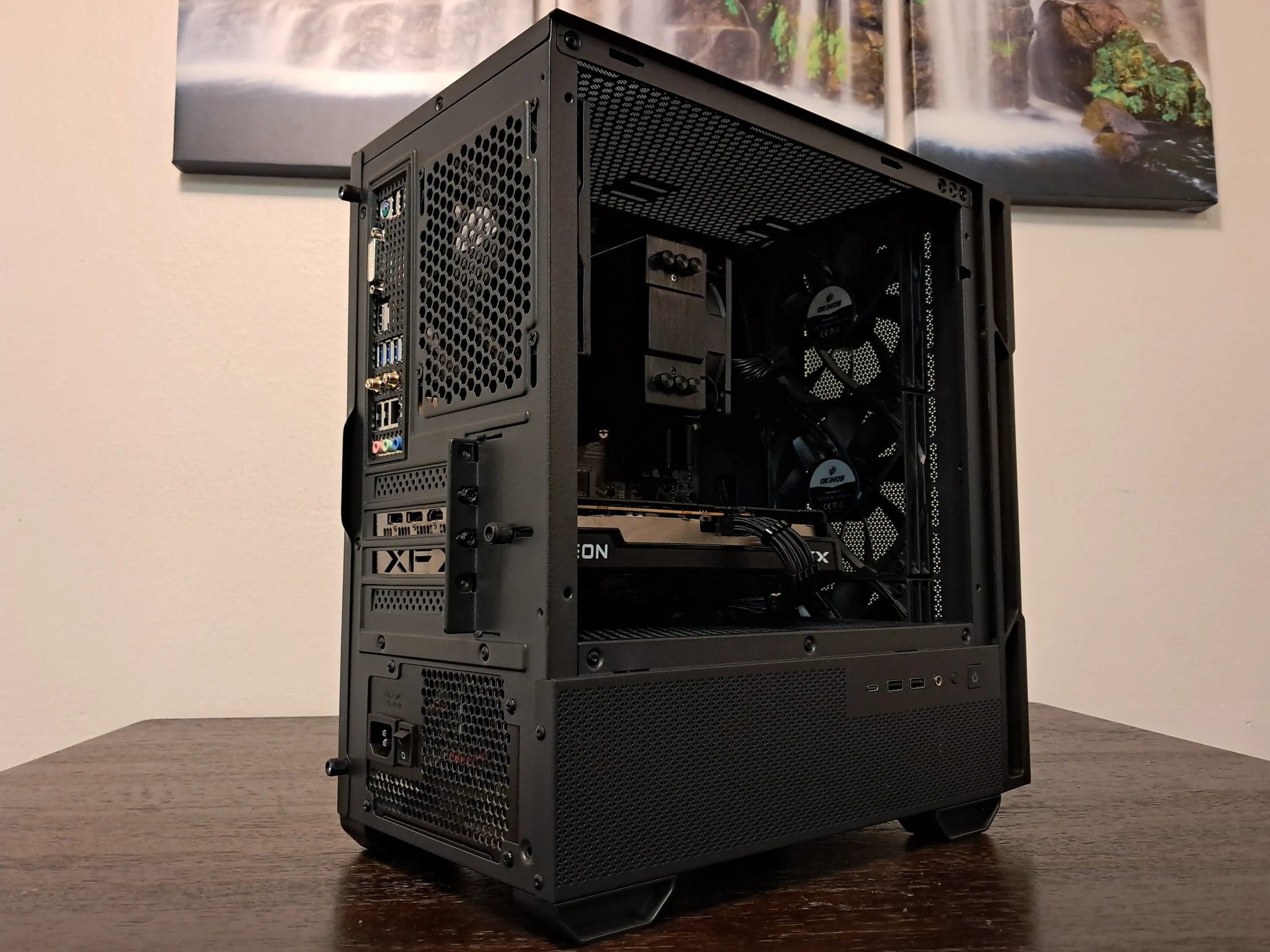 🪵Sleek Woodgrain AMD Gamer!🪵Ryzen 5 3500X | Radeon RX 6600 | 1TB SSD | 16GB DDR4-3200