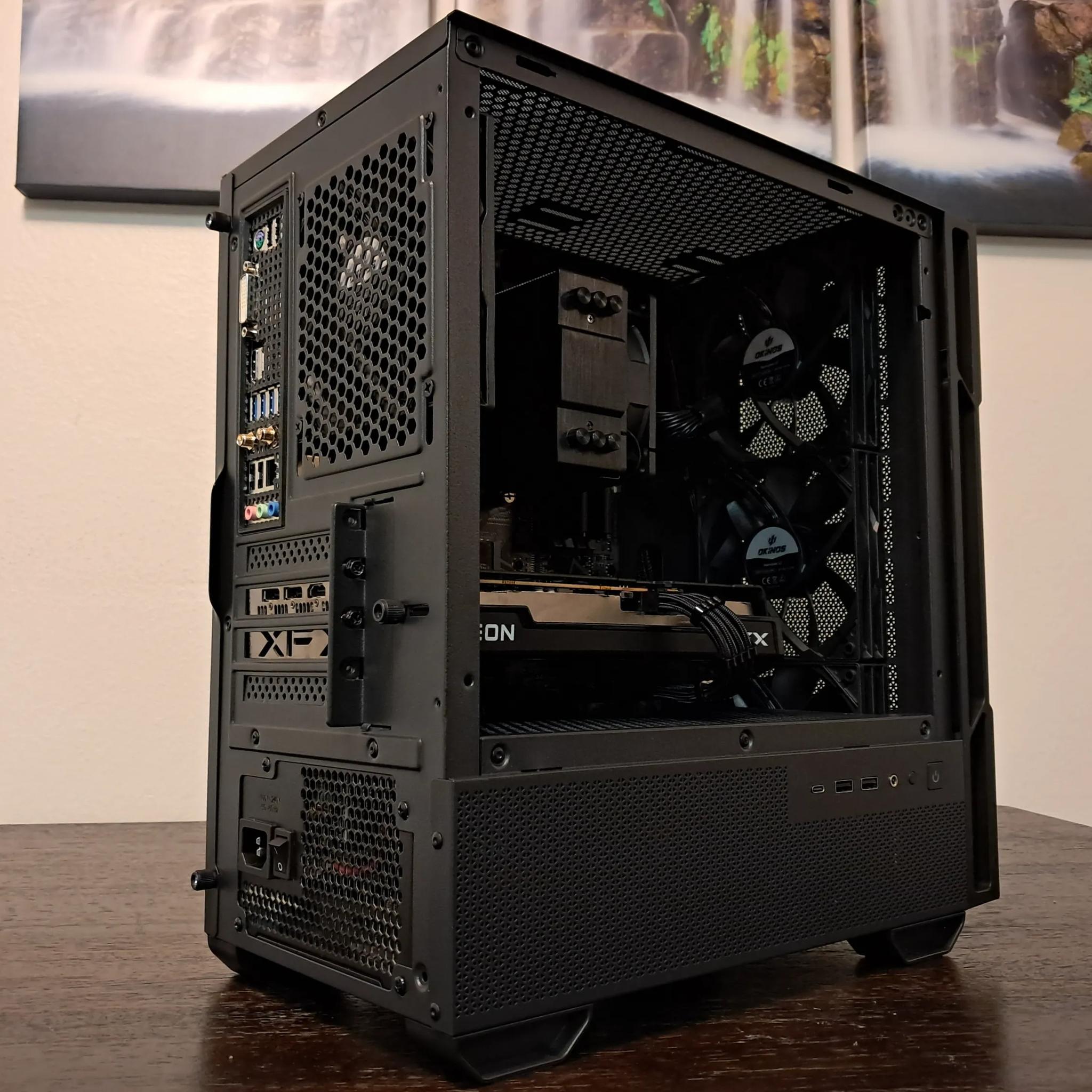 🪵Sleek Woodgrain AMD Gamer!🪵Ryzen 5 3500X | Radeon RX 6600 | 1TB SSD | 16GB DDR4-3200