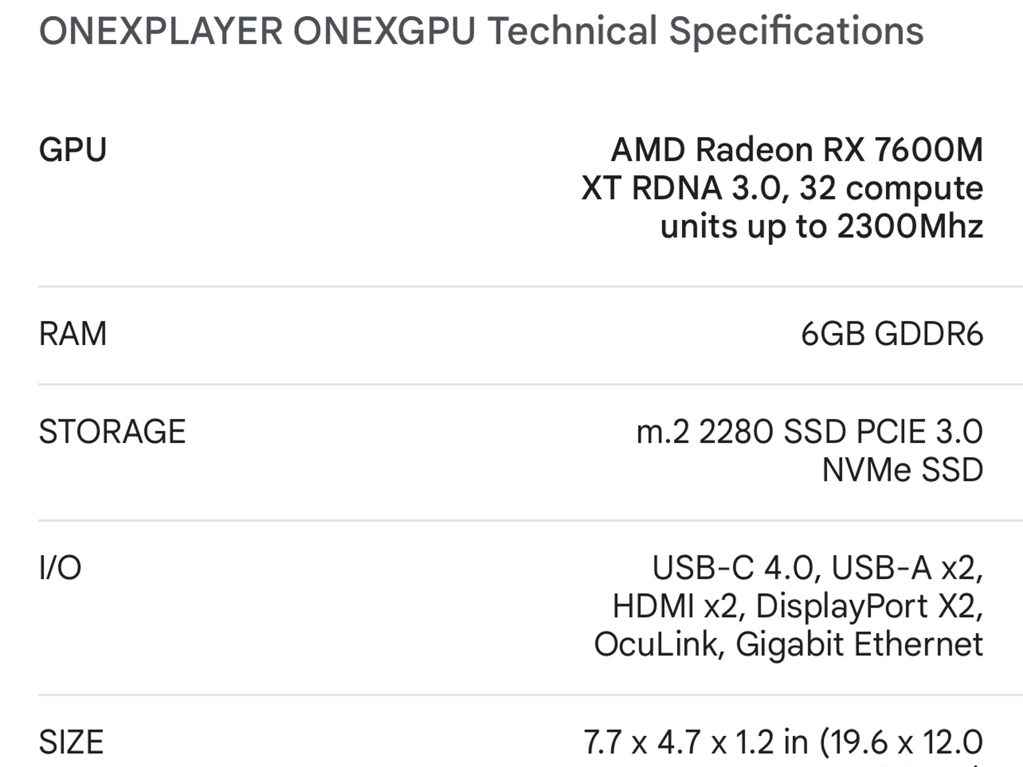 ONEXGPU
