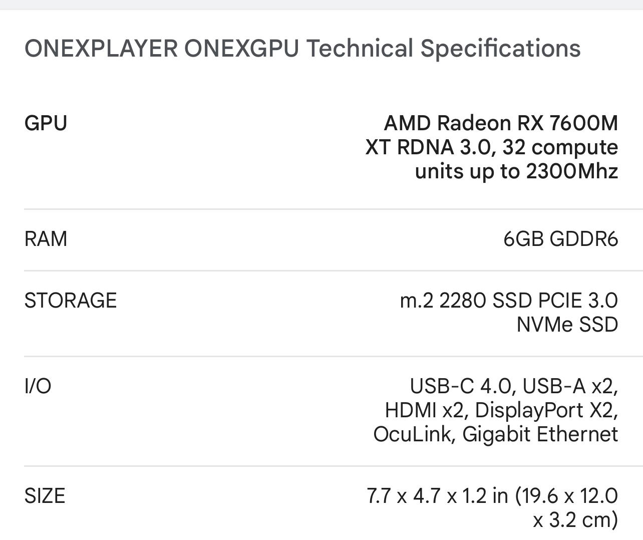 ONEXGPU