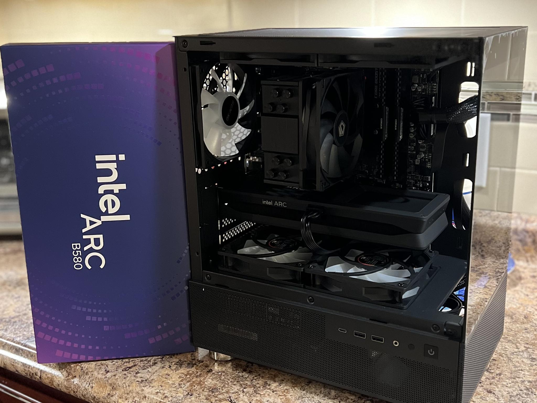 Team Blue 💙 Ryzen 7 5700x/Intel Arc B580 12 GB/32 GB DDR4/1.5 TB/All new parts!