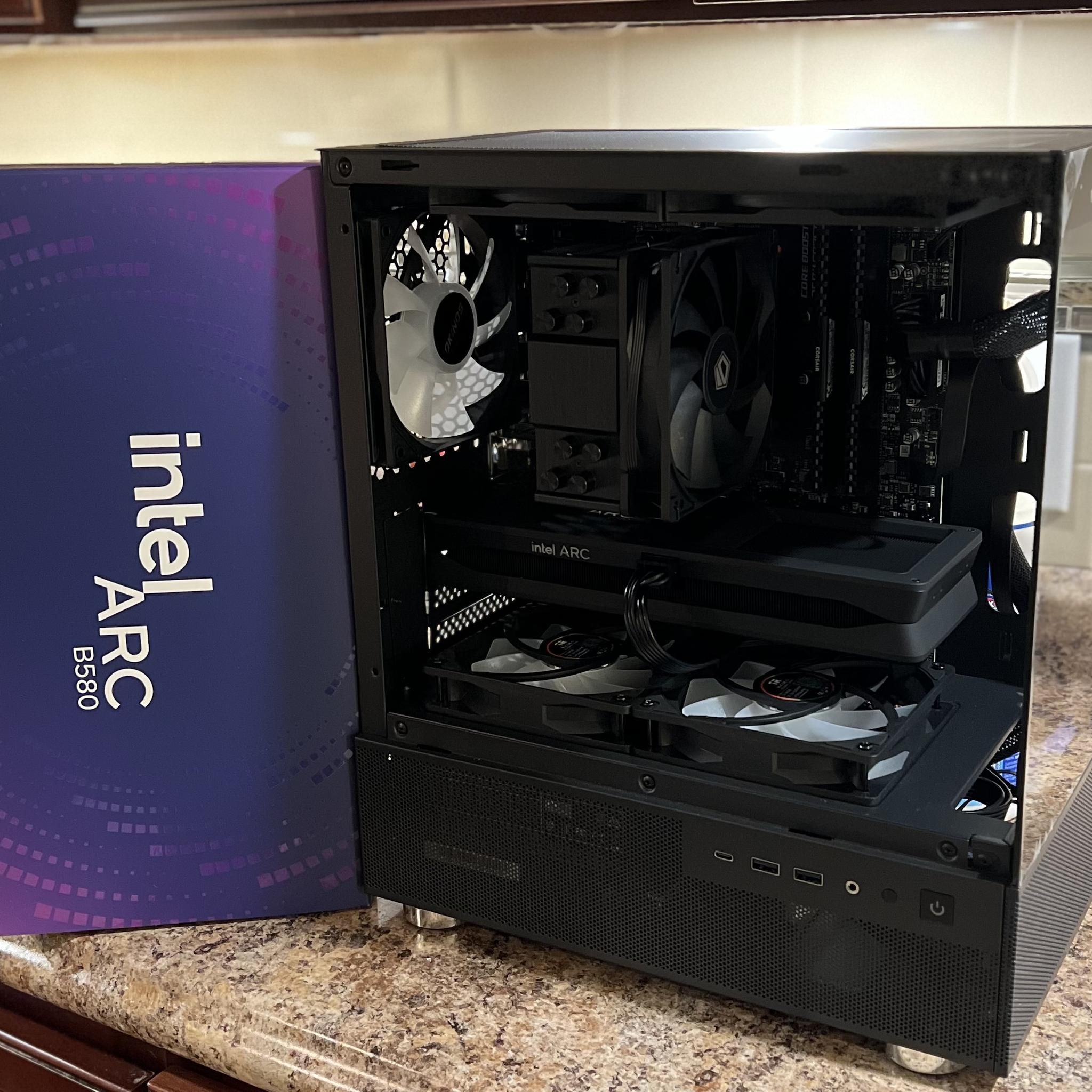 Team Blue 💙 Ryzen 7 5700x/Intel Arc B580 12 GB/32 GB DDR4/1.5 TB/All new parts!