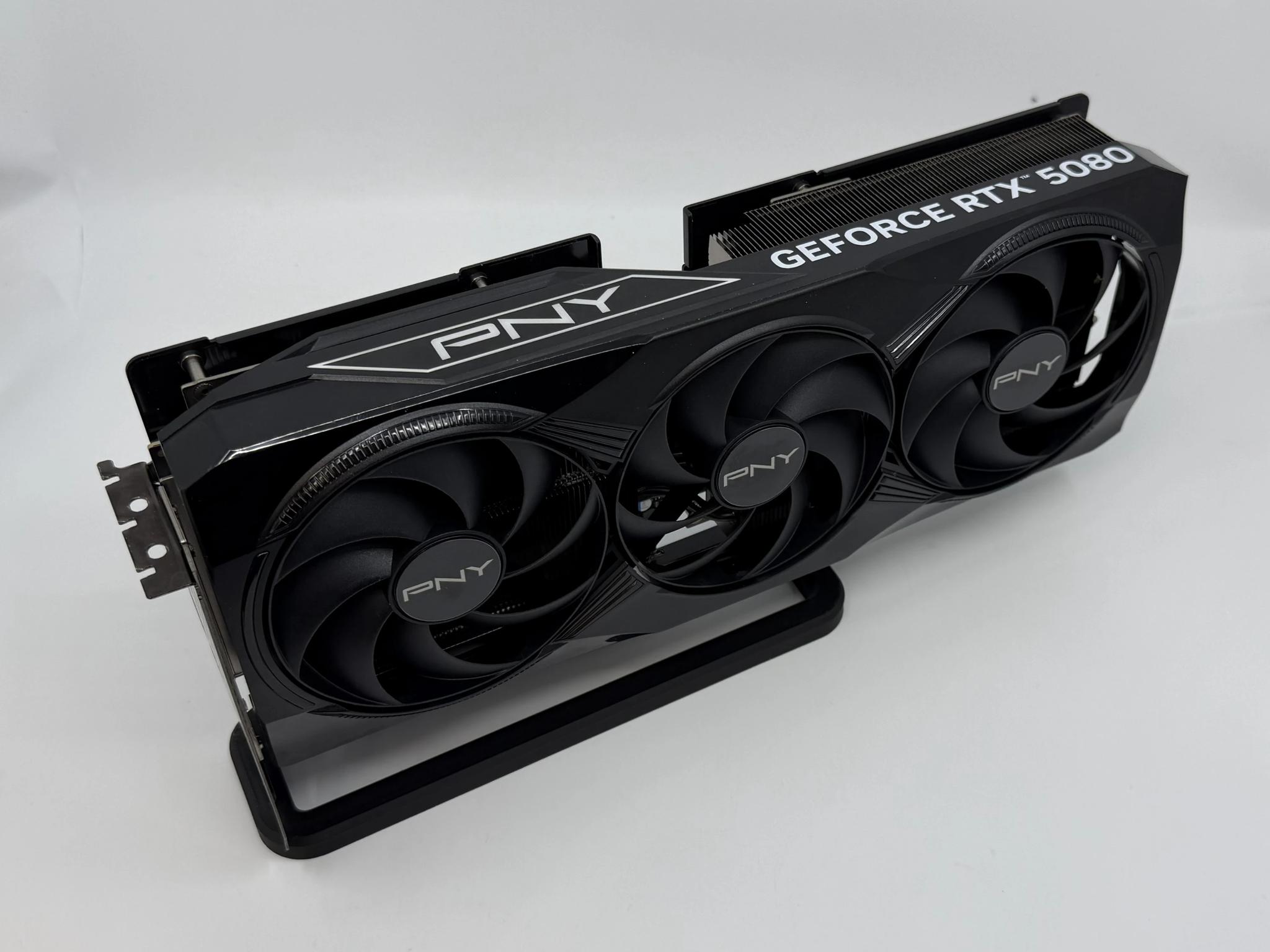 PNY GeForce RTX 5080 Overclocked Triple Fan - Image 1