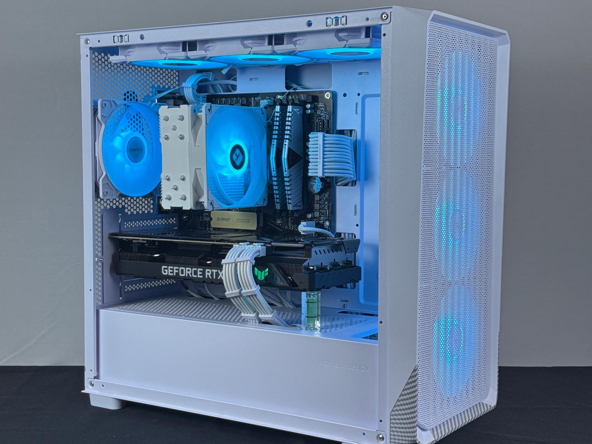 🤍 White RTX 3070 + Ryzen 7 3700X Gaming PC | 16GB DDR4 | ARGB Control