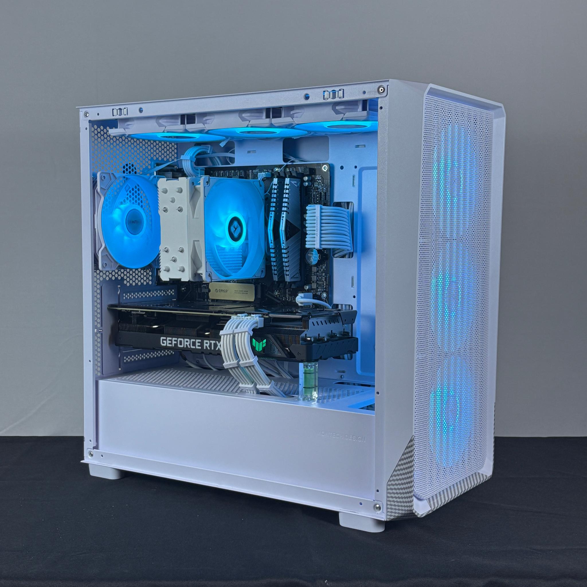 🤍 White RTX 3070 + Ryzen 7 3700X Gaming PC | 16GB DDR4 | ARGB Control