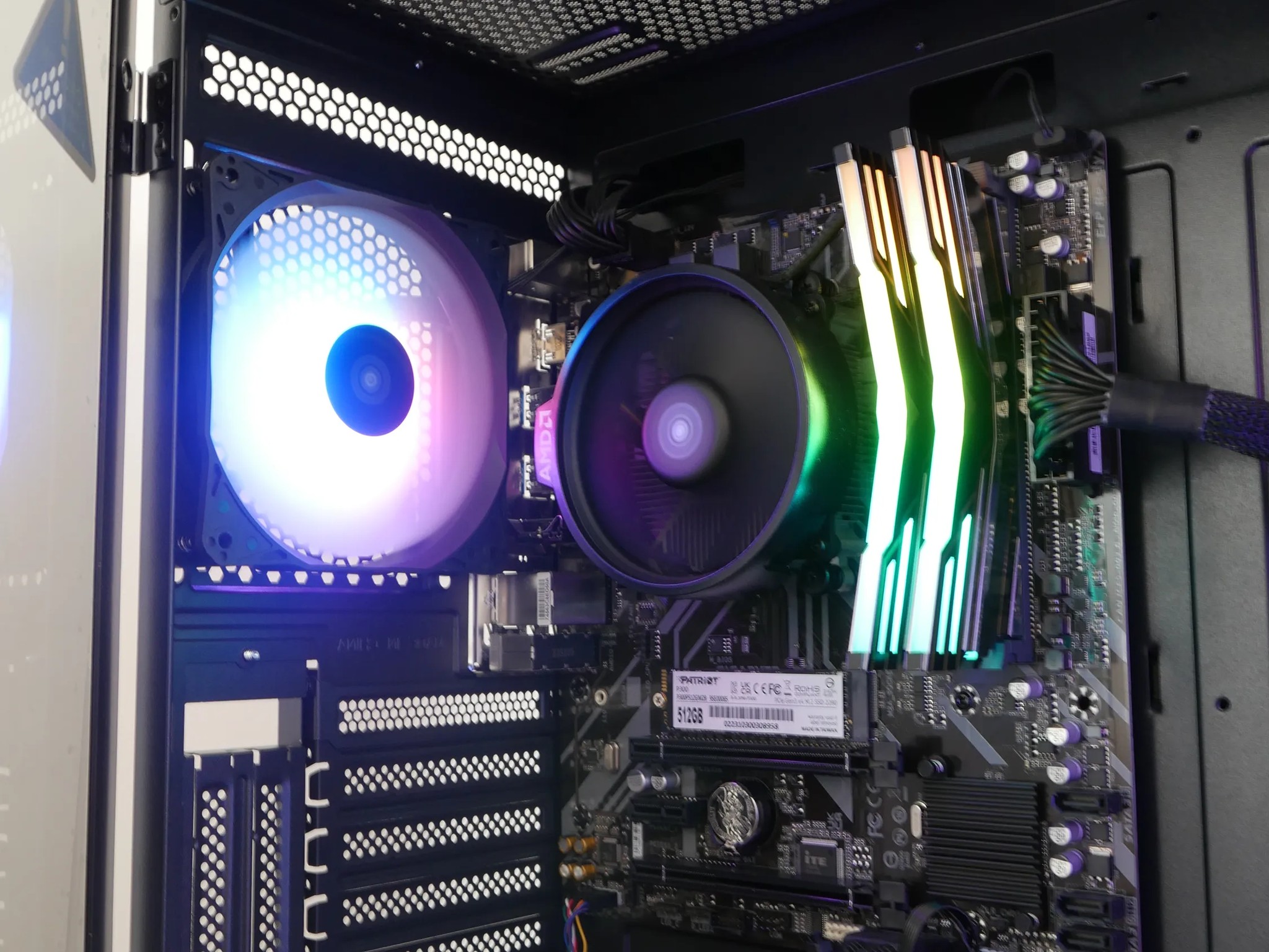 Gaming Computer PC Ryzen 5 5600G 16GB RAM 512GB NVMe SSD Vega 11 Graphics Windows 11 Pro WIFI/BT RGB