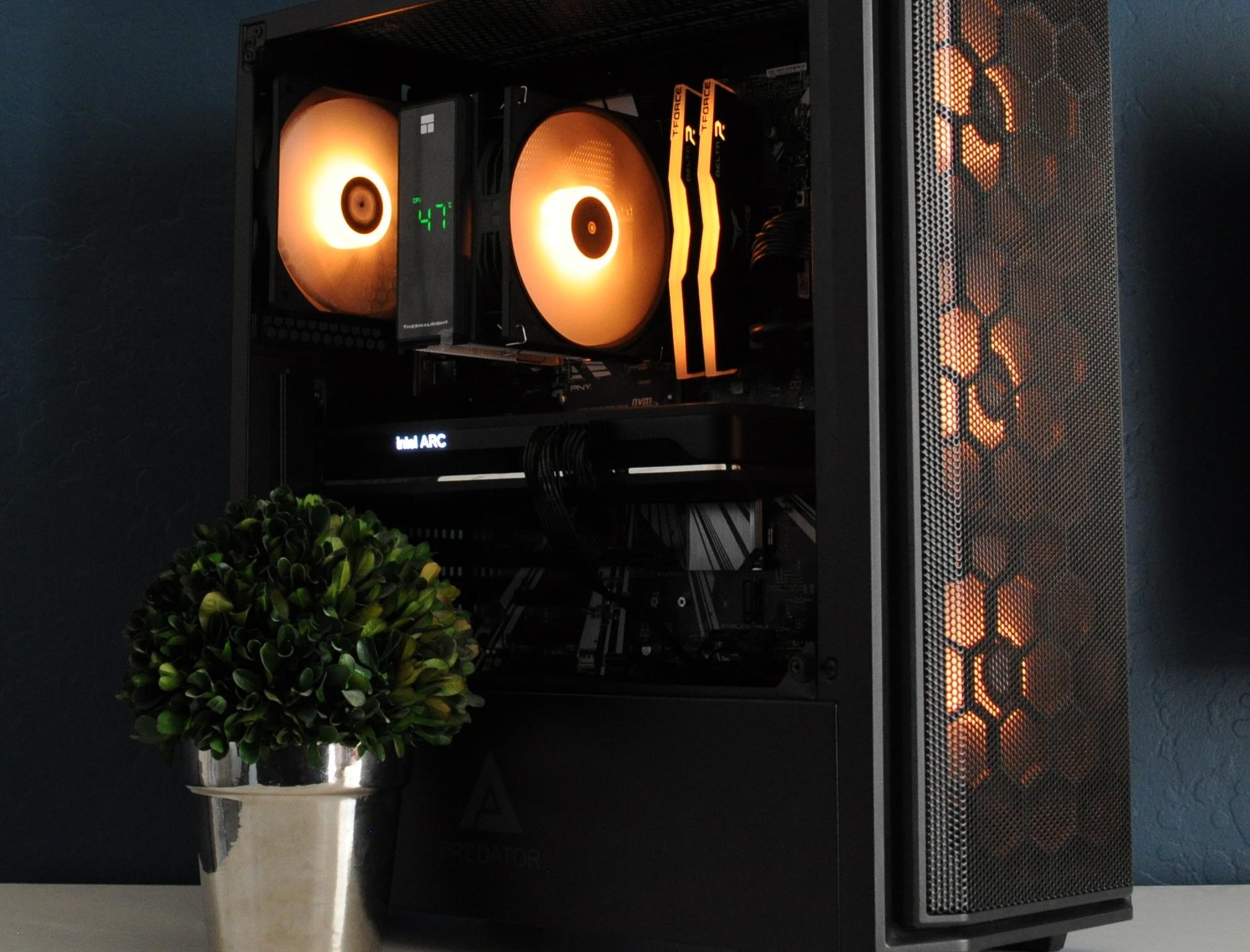 ALL INTEL GAMING PC | WIN 11 READY | ARC A750 | I5 9400F | 16GB RAM | 1TB SSD | ARGB | 1080P/1440P