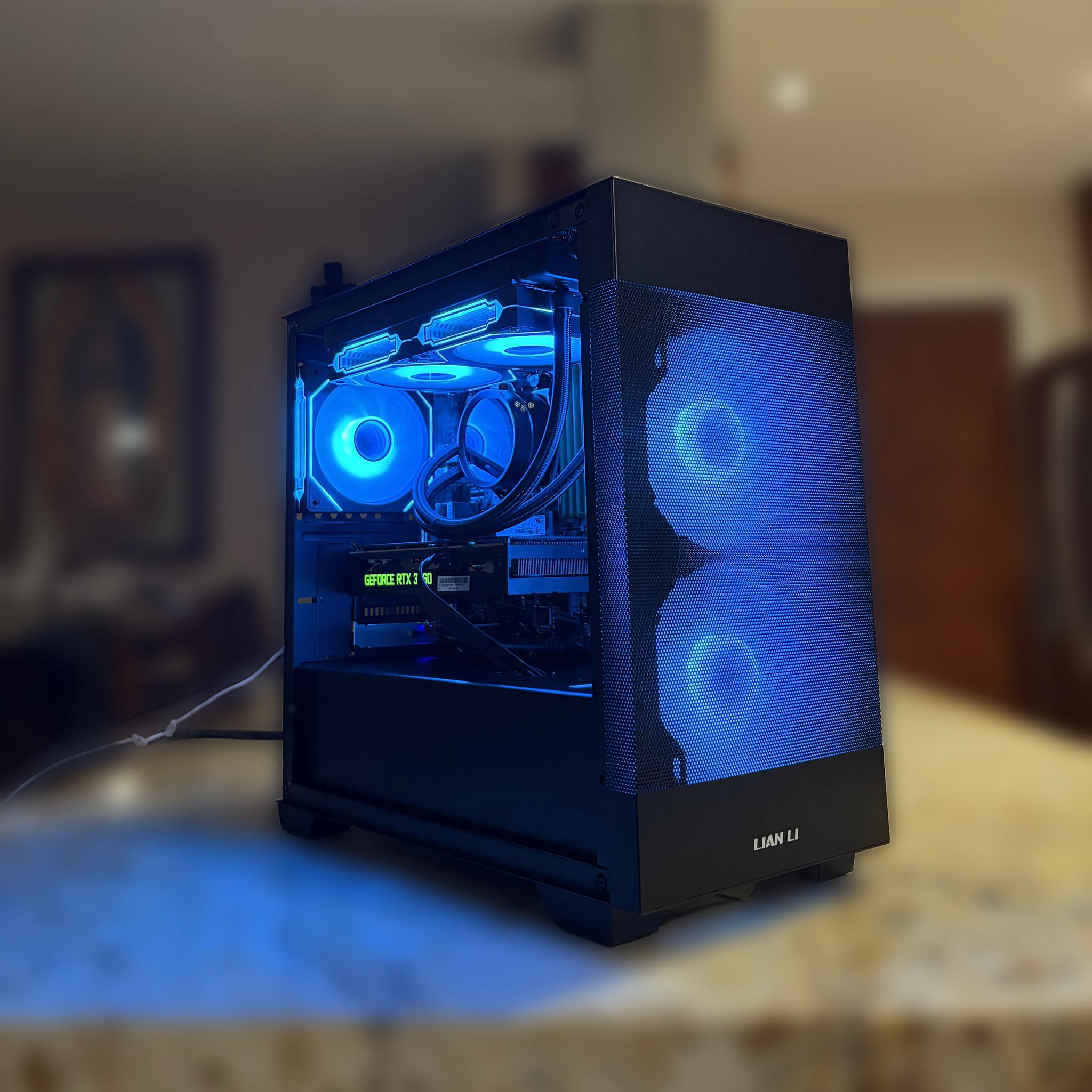 Black Gaming PC | RTX 3060 12GB | RYZEN 5 3600 | 16GB RAM | 500GB NVME SSD | Wi-Fi + BT PCIE