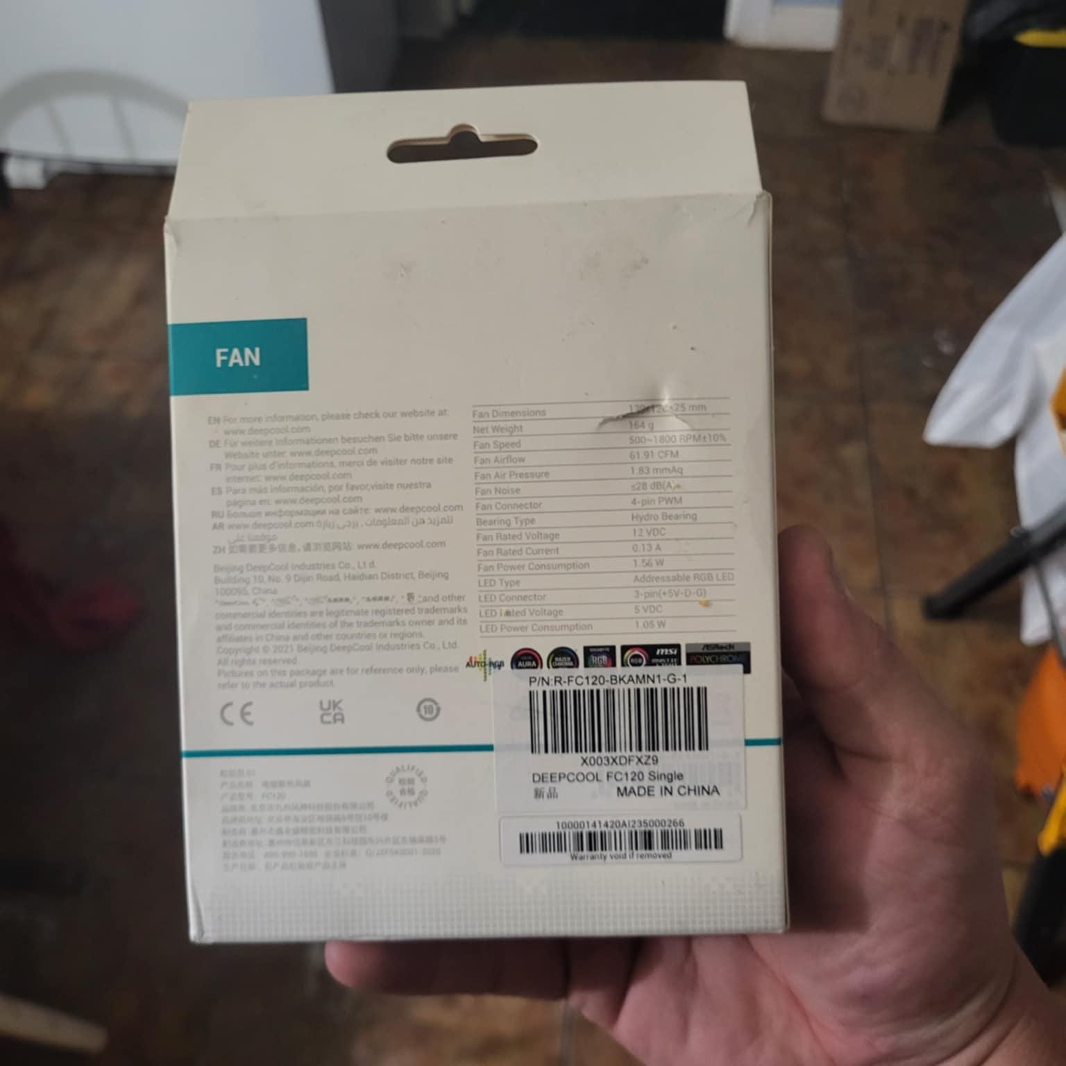 Deepcool FC120 ARGB fan