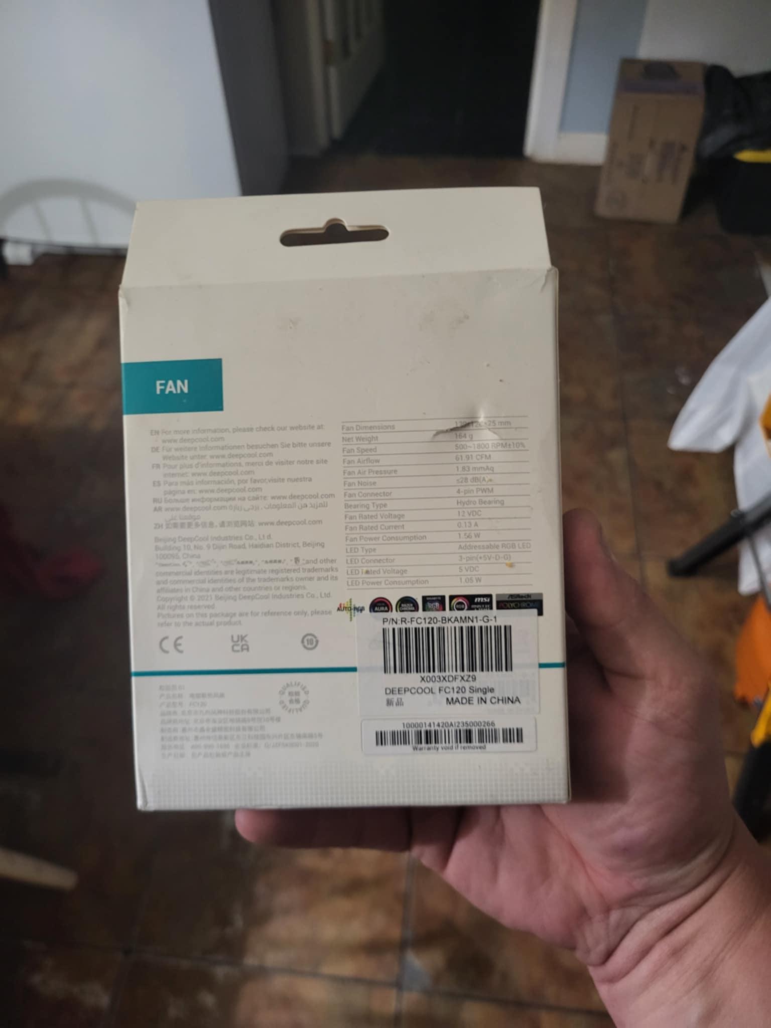 Deepcool FC120 ARGB fan