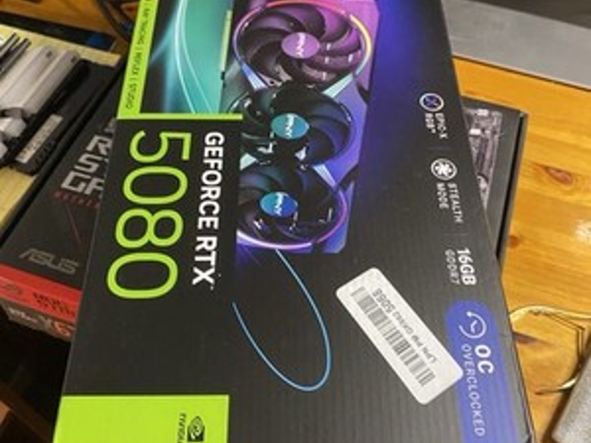 PNY NVIDIA GeForce RTX 5080 16GB GDDR7 OC RGB PCI Express Graphics Card