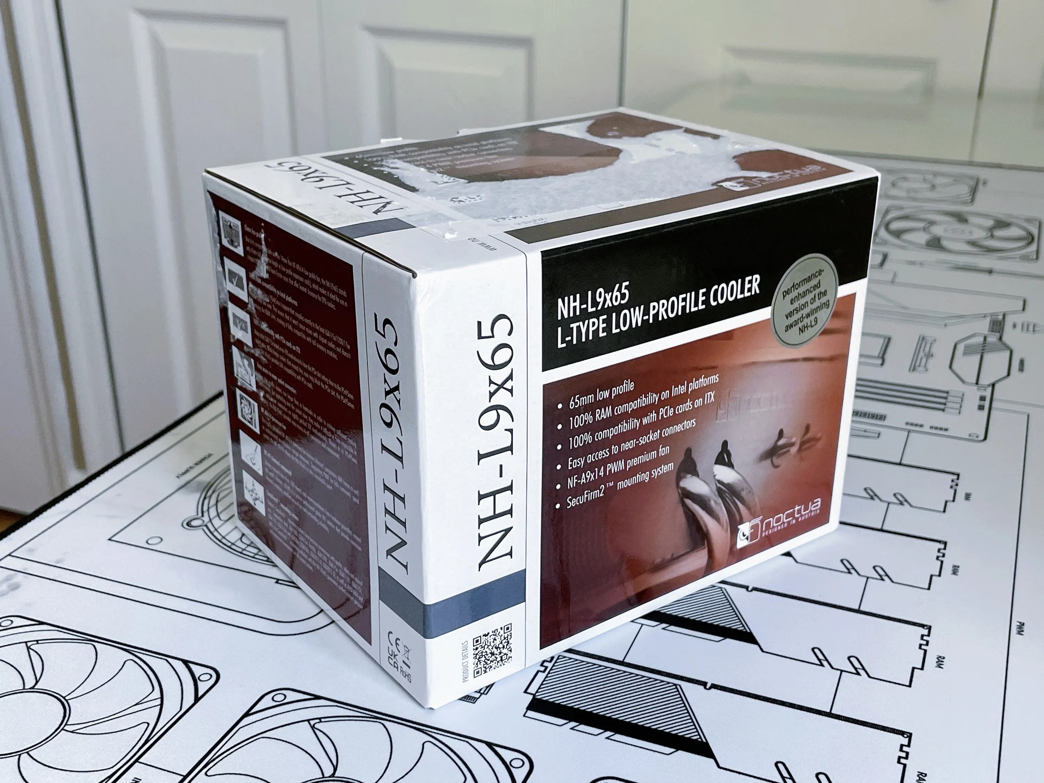 Noctua NH-L9x65 L-TYPE LOW-PROFILE CPU COOLER - Intel and AMD