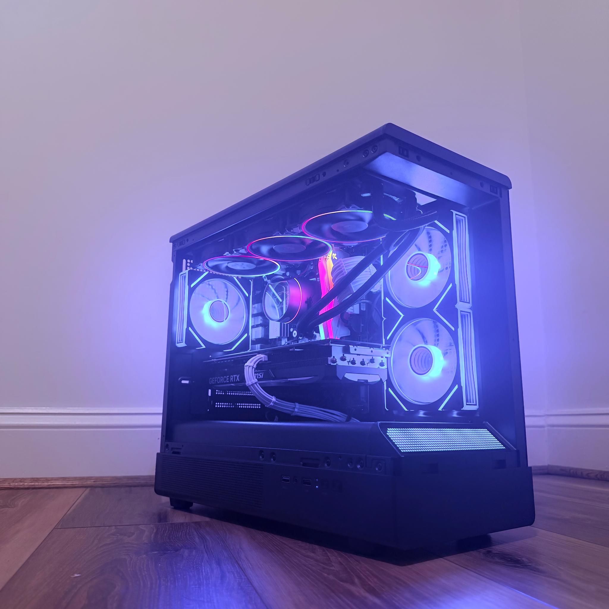 ⚫️"Obsidian Pulse"⚫️| 1440p/4k Gaming | RTX 4070 Ti | Ryzen 7 7700X | 32GB DDR5 | 2TB NVMe SSD