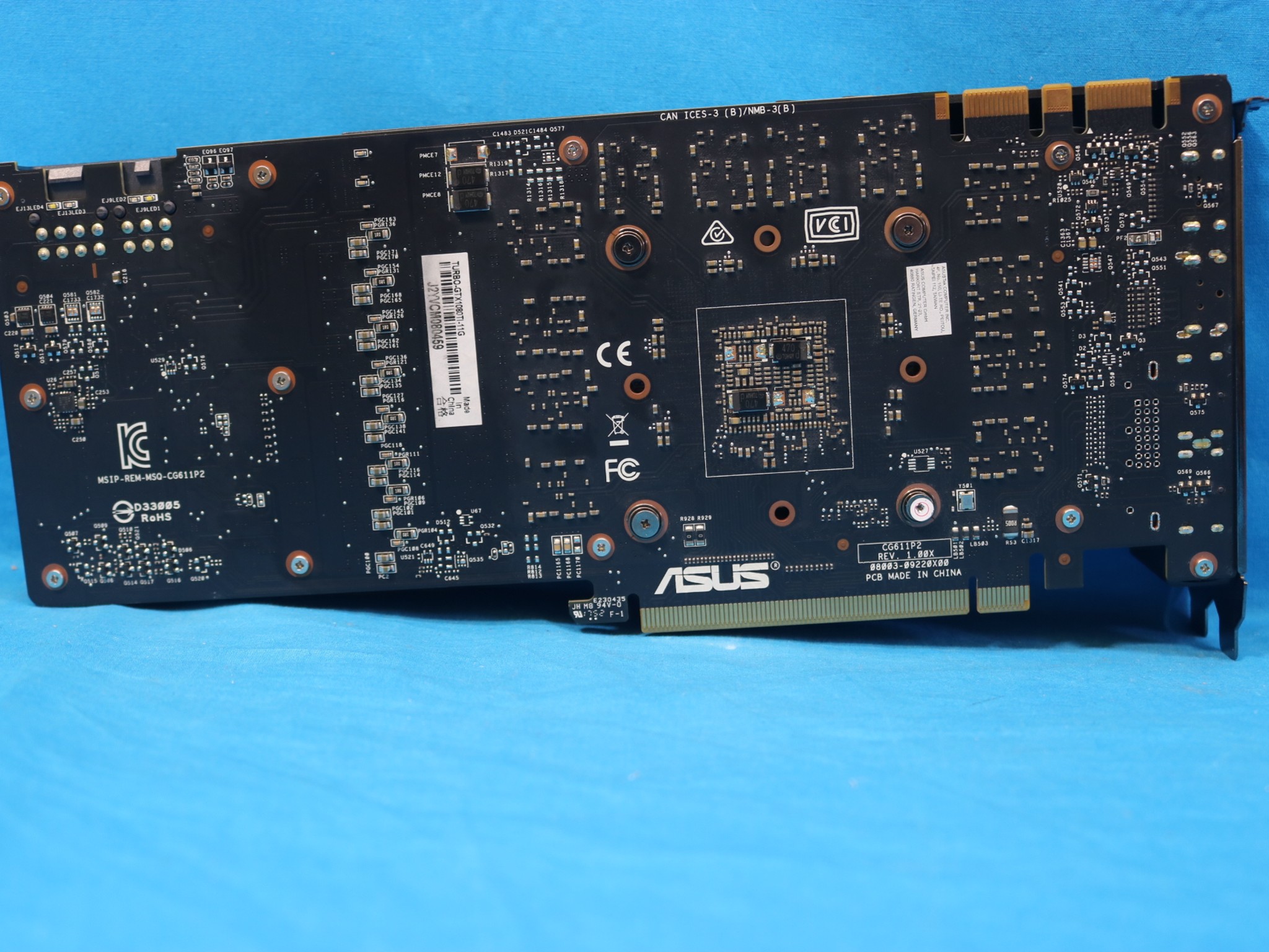 ASUS NVIDIA GeForce GTX 1080 Ti Turbo 11GB GDDR5X PCIe 3.0 x16 Desktop GPU TURBO-GTX1080TI-11G