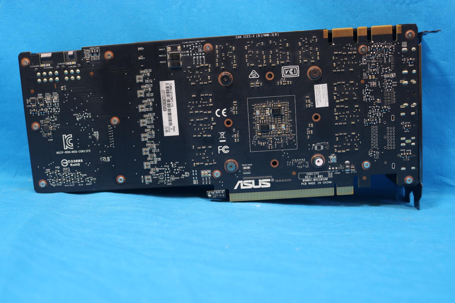 ASUS NVIDIA GeForce GTX 1080 Ti Turbo 11GB GDDR5X PCIe 3.0 x16 Desktop GPU TURBO-GTX1080TI-11G