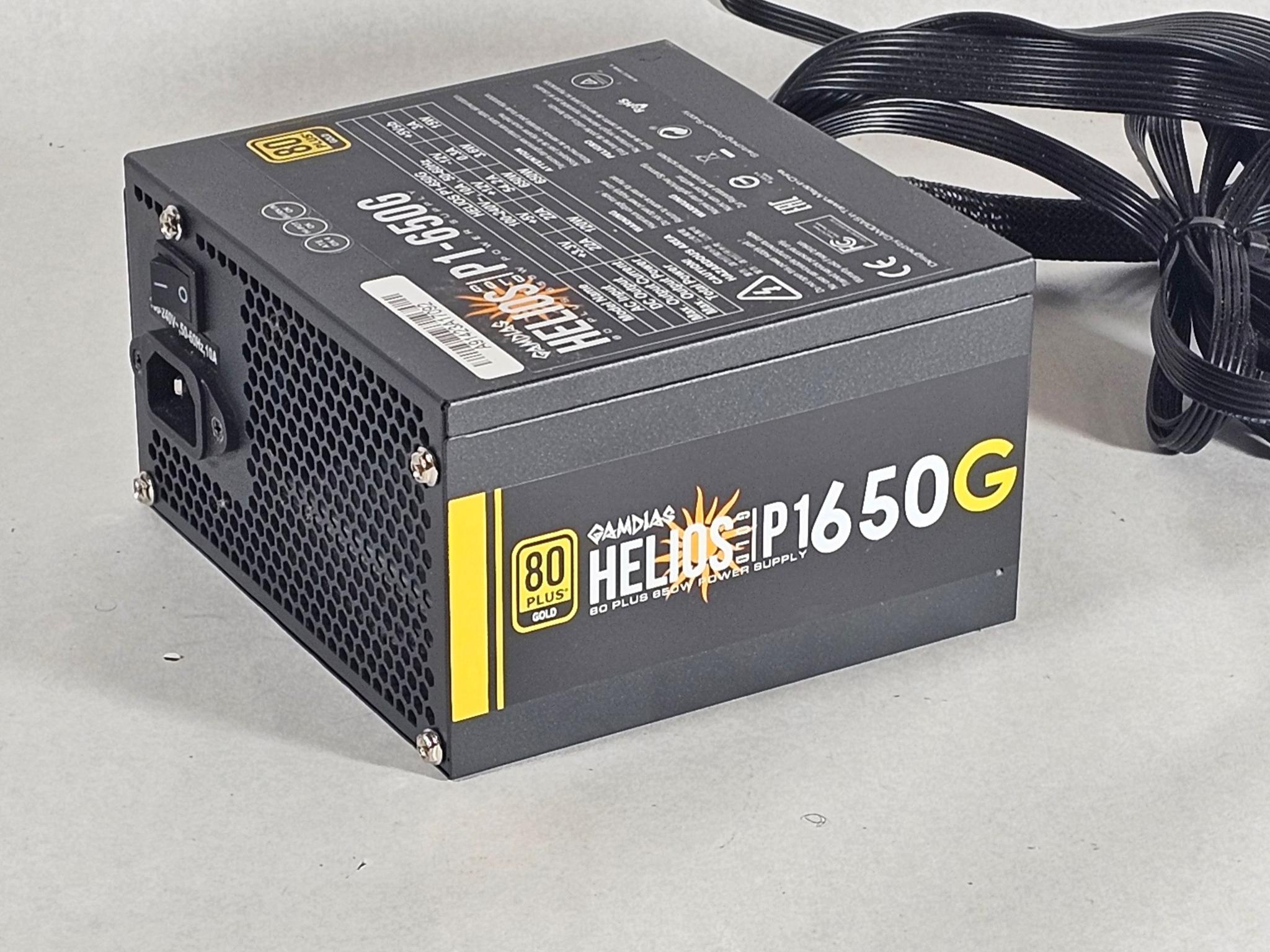 650 Watt PSU 80+ Gold Helios P1 650G Power Supply