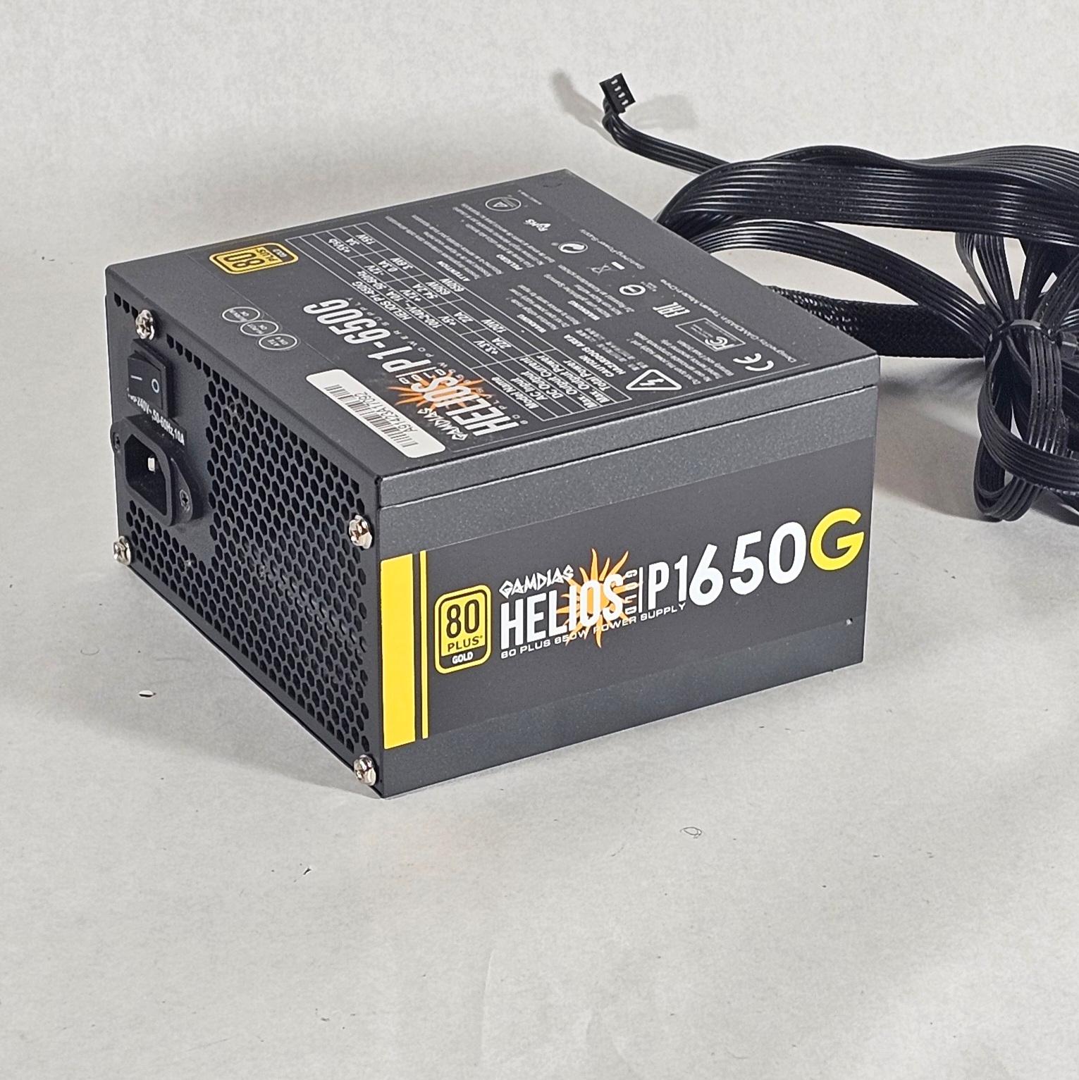 650 Watt PSU 80+ Gold Helios P1 650G Power Supply