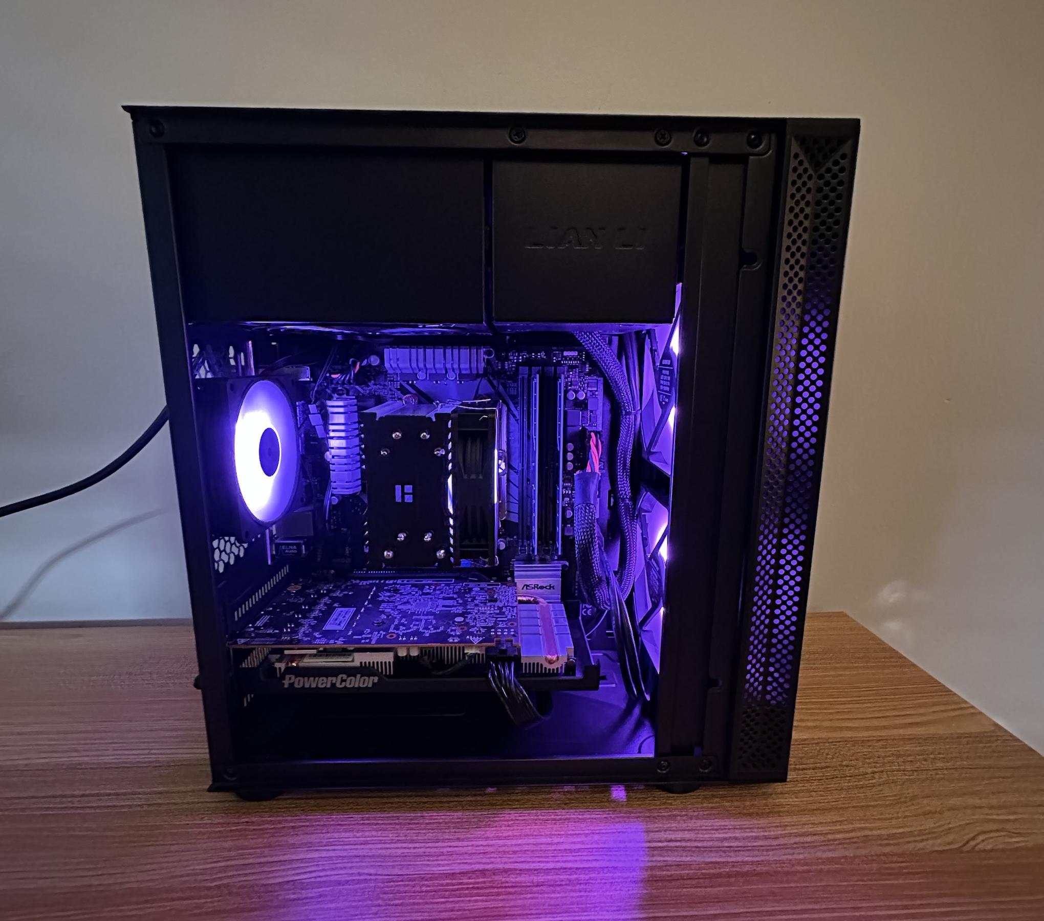 Budget 1080p Gaming PC Ryzen 5 RX 5500XT 16GB RAM 500GB NVMe SSD WiFi Lian Li Easy Upgrade Path