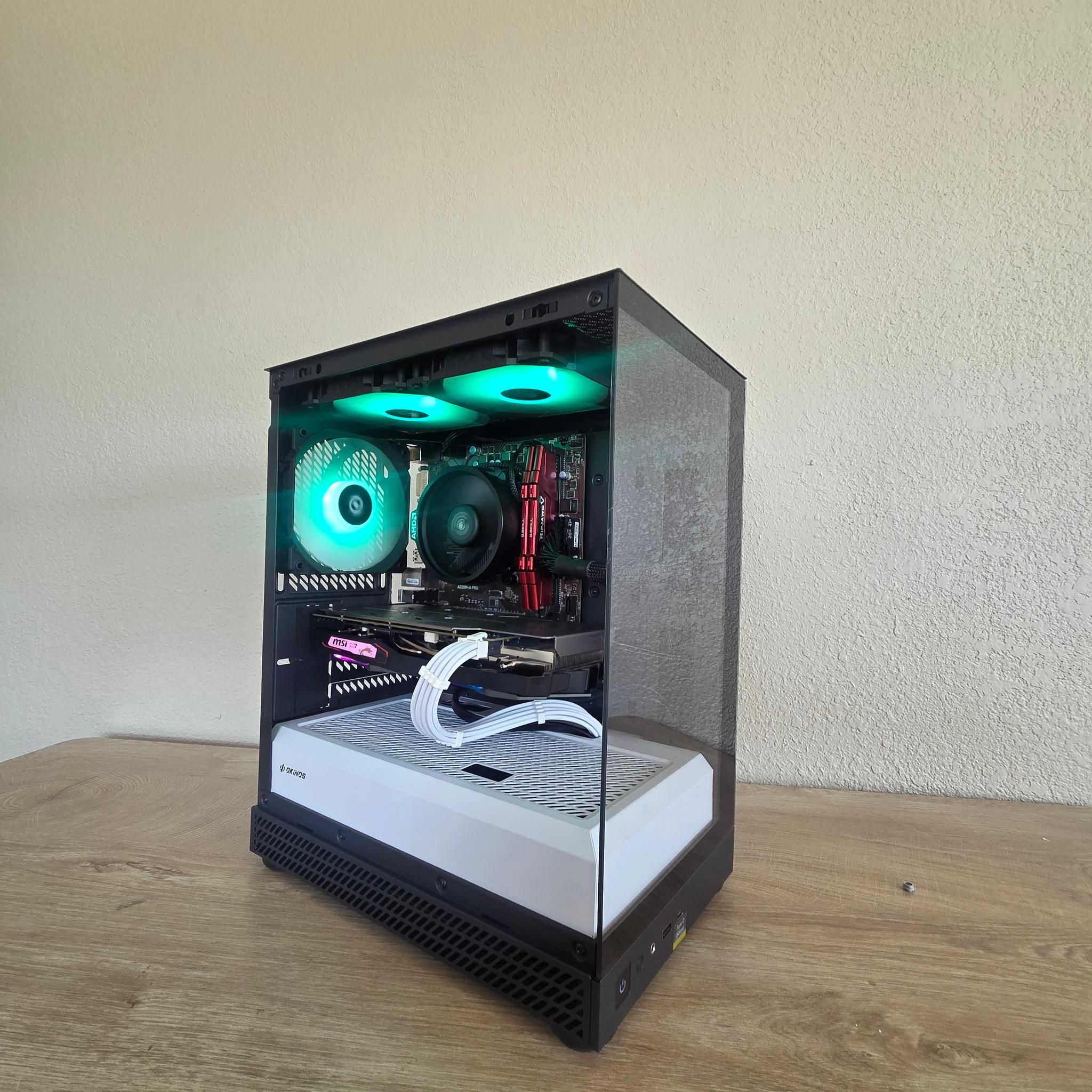 🌑 SHADOW CORE — Ryzen 7 2700X + GTX 1660 Super Gaming PC
