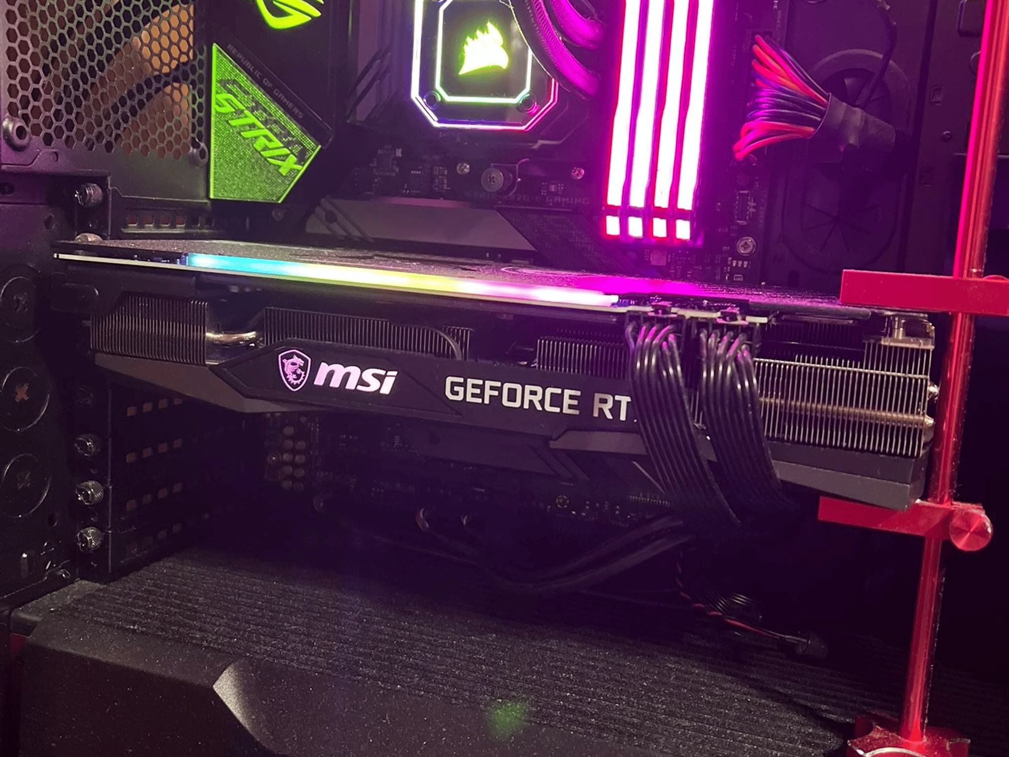 MSI Gaming GeForce RTX 3070 Ti 8GB GDDR6X PCI Express 4.0 Video Card RTX 3070 Ti Gaming X Trio 8G
