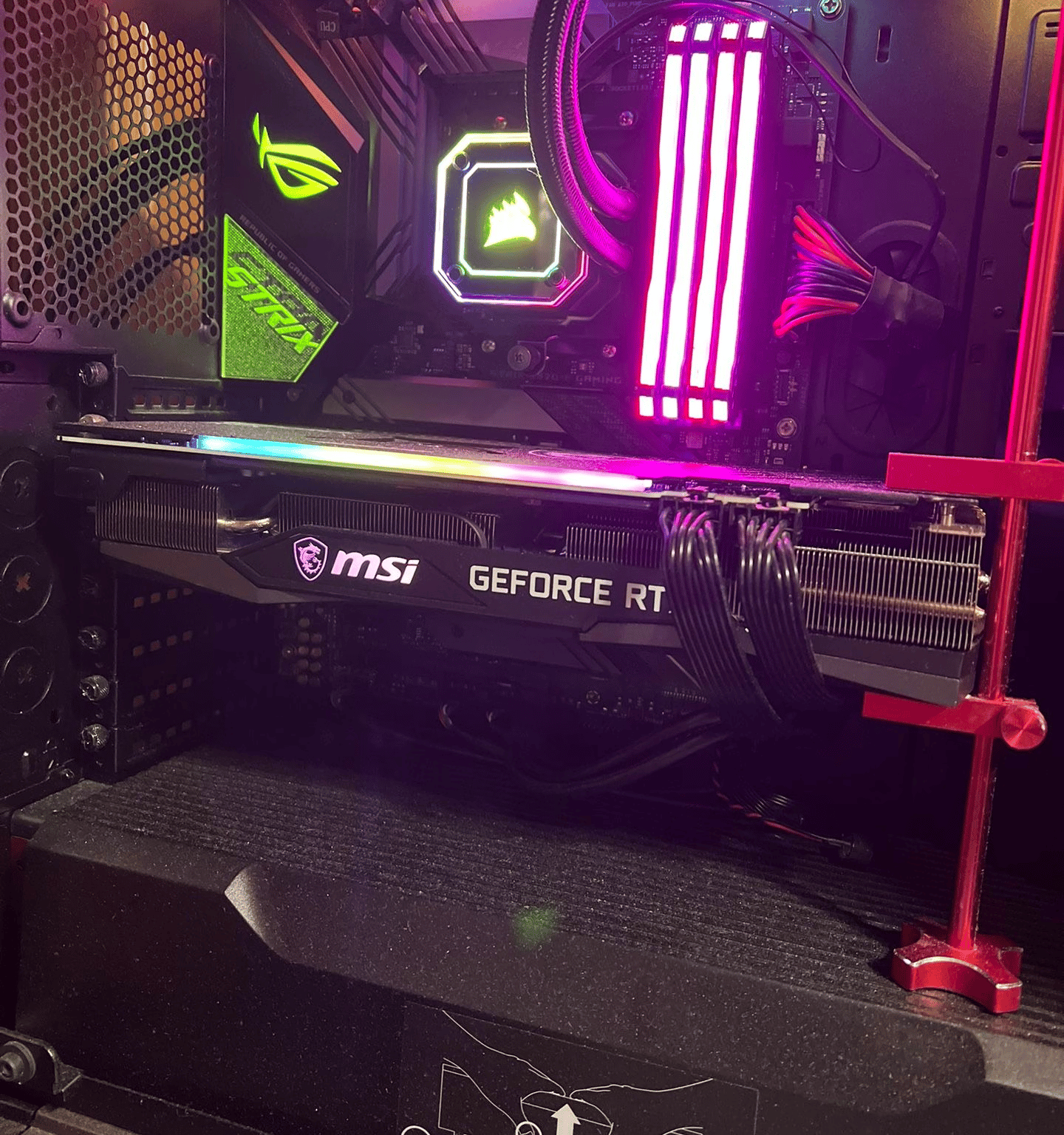MSI Gaming GeForce RTX 3070 Ti 8GB GDDR6X PCI Express 4.0 Video Card RTX 3070 Ti Gaming X Trio 8G