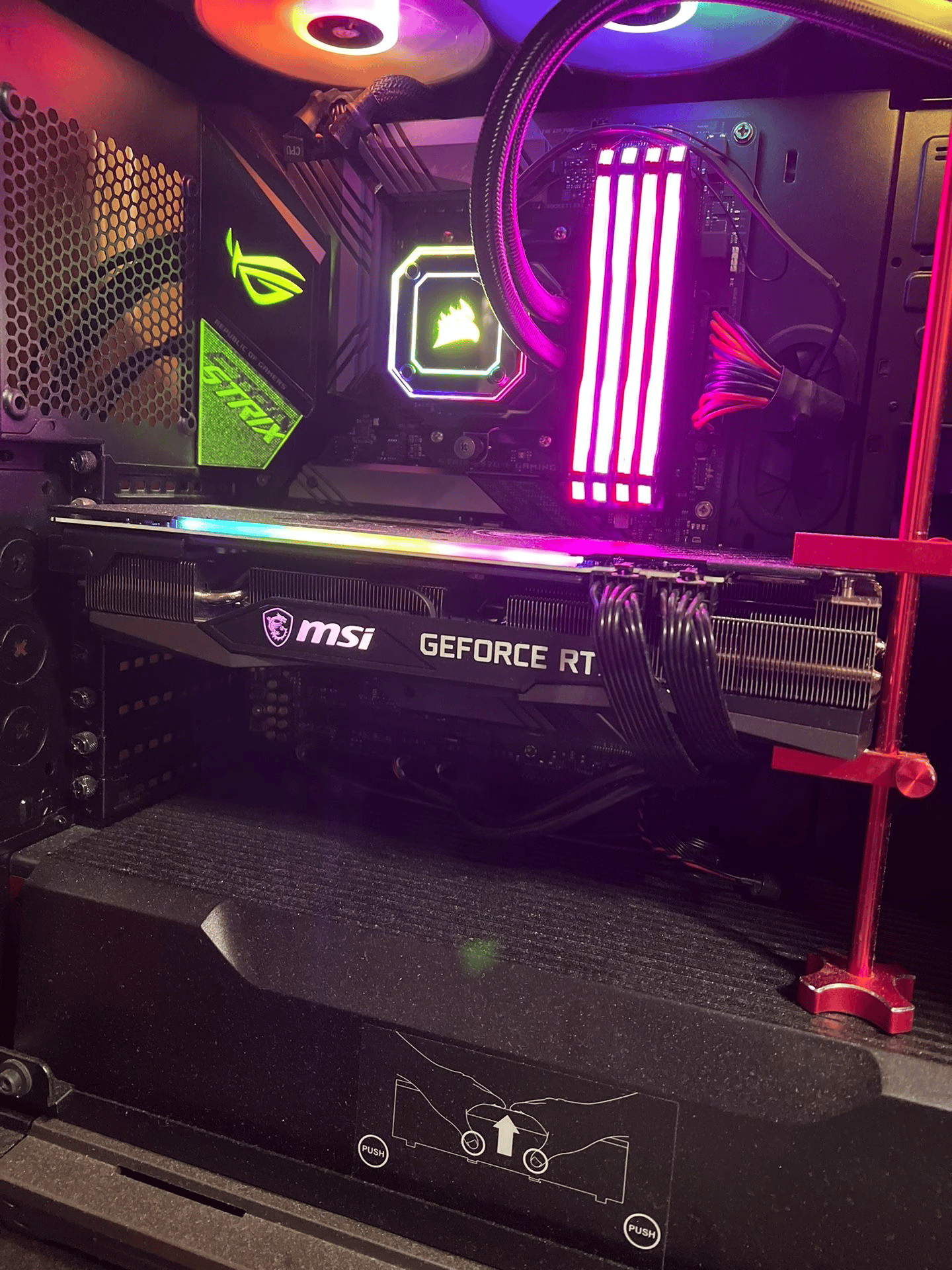 MSI Gaming GeForce RTX 3070 Ti 8GB GDDR6X PCI Express 4.0 Video Card RTX 3070 Ti Gaming X Trio 8G