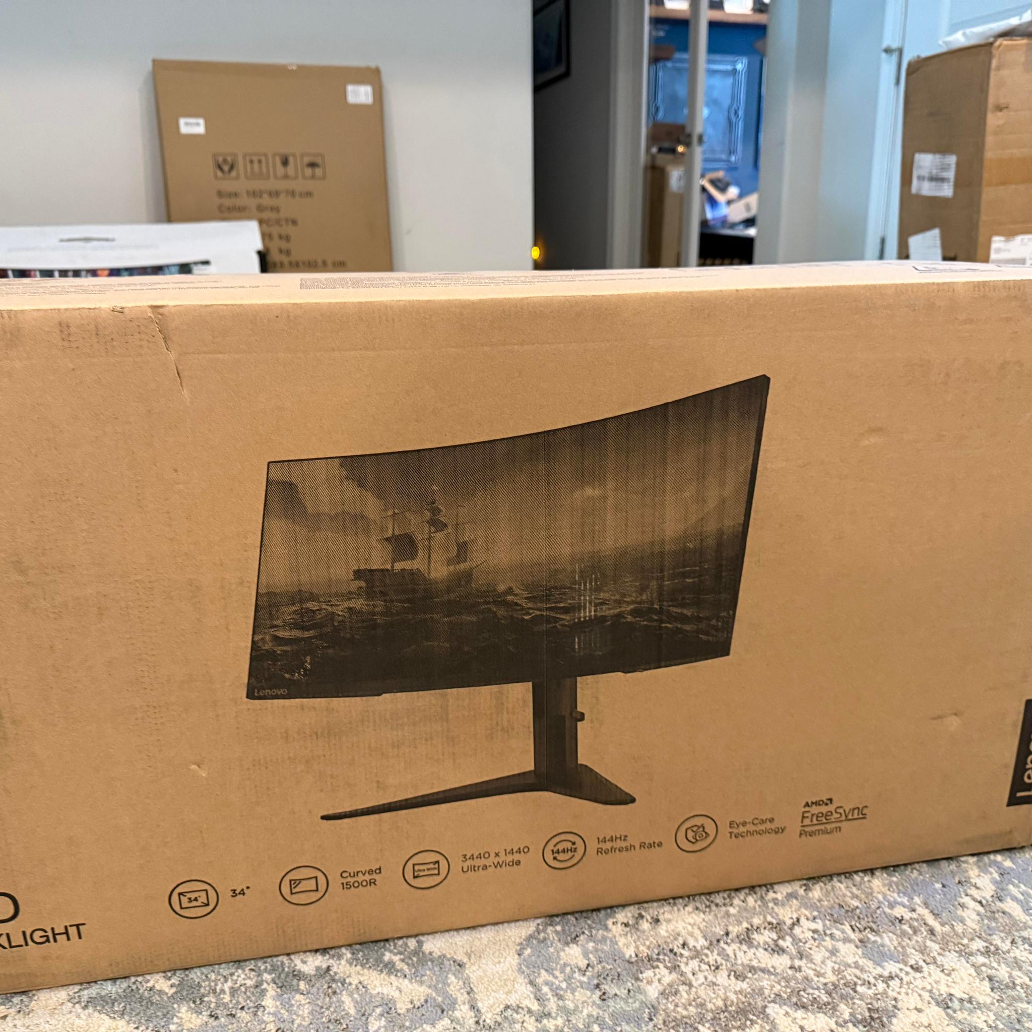 Lenovo G34w-10 34" Ultrawide Gaming Monitor