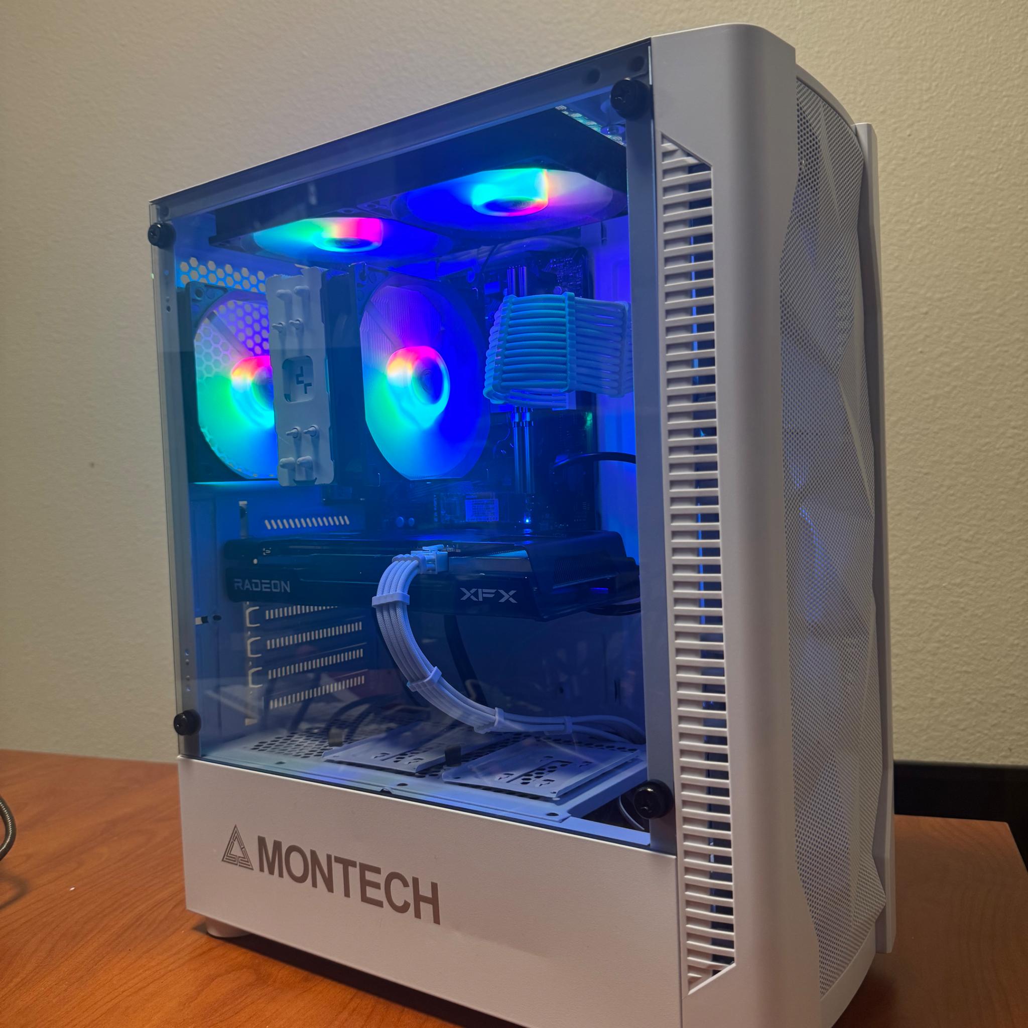 🐼PANDA🐼 Budget 1080p-XFX RX6600-1TB SSD-R5 3600-32gb DDR4-4xRGB Fans