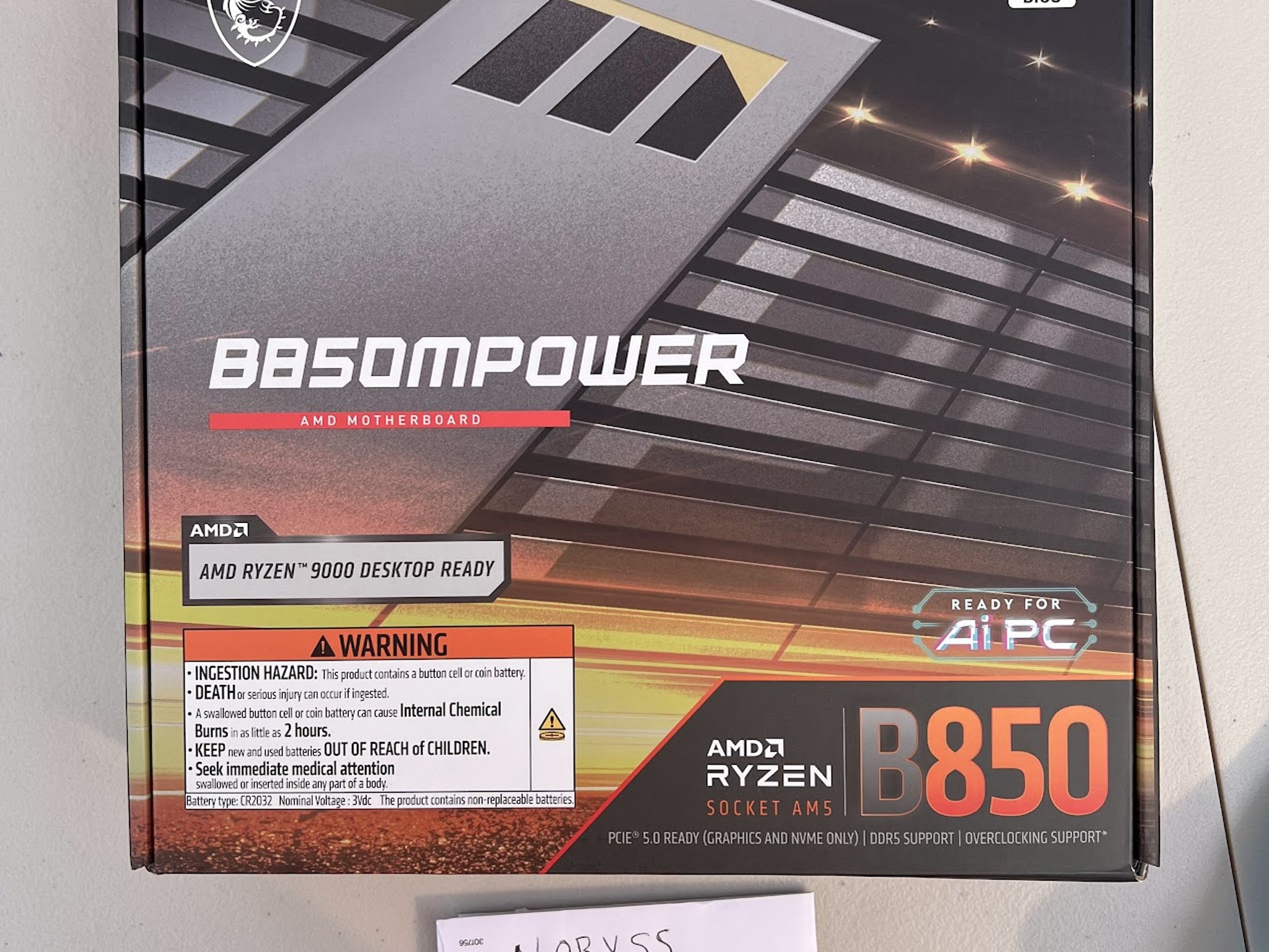 Ryzen 9800X3D + MSI MPOWER + DDR5 32GB!!!