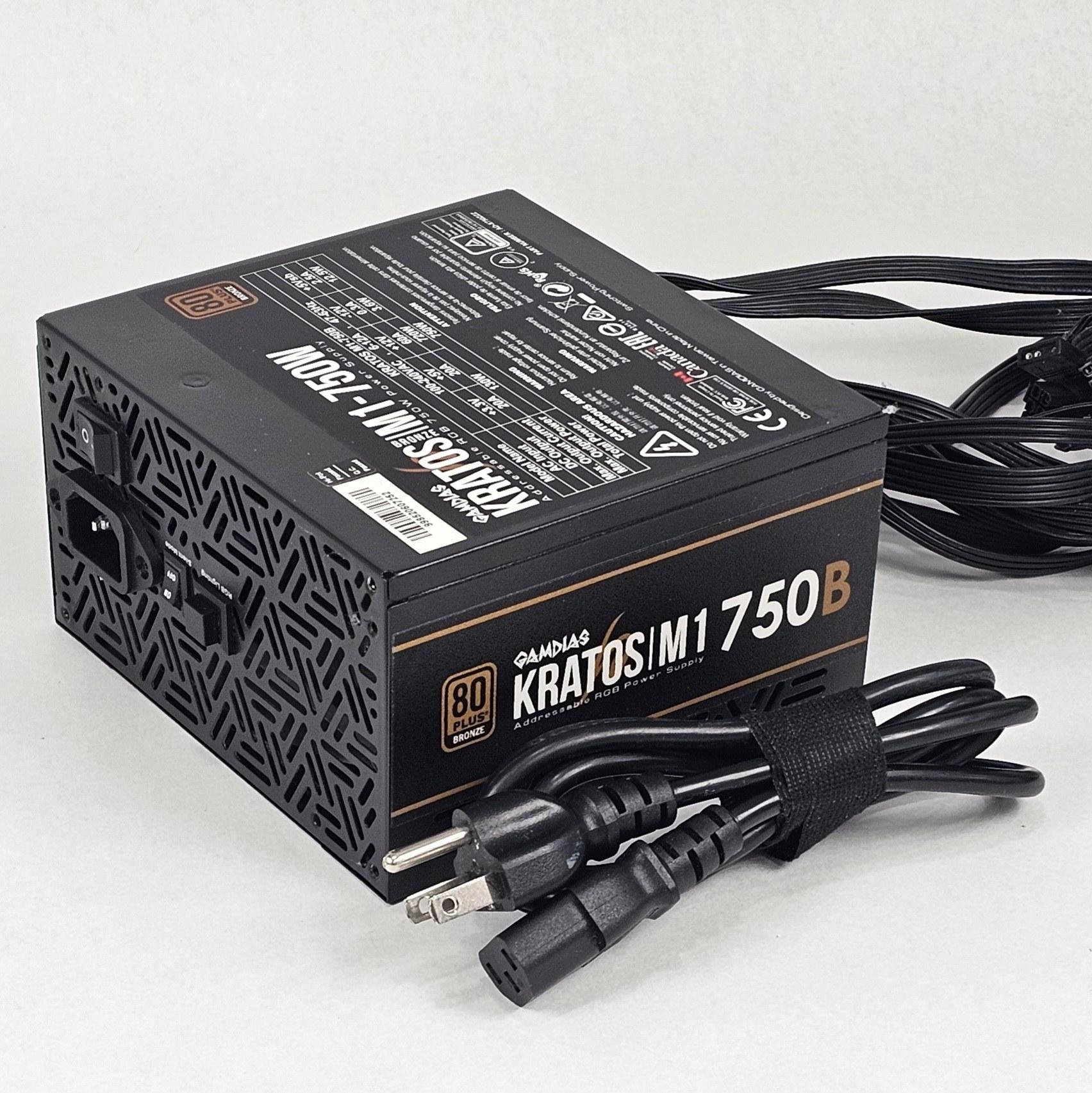 750 Watt PSU GAMDIAS KRATOS M1-750B Power Supply