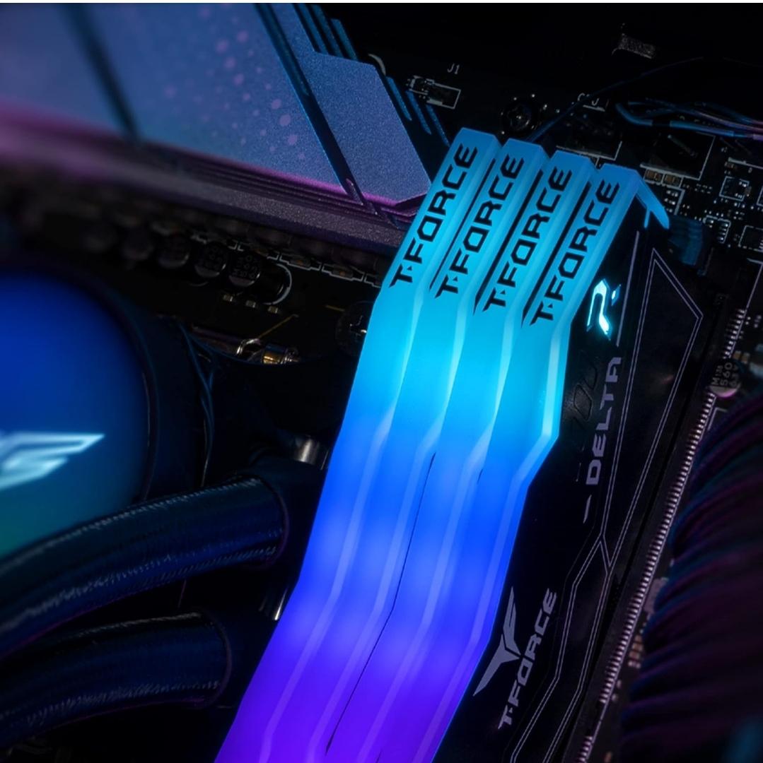 64GB (2x32GB) 6000Mhz T-Force Delta RGB DDR5 PC5-48000 CL38