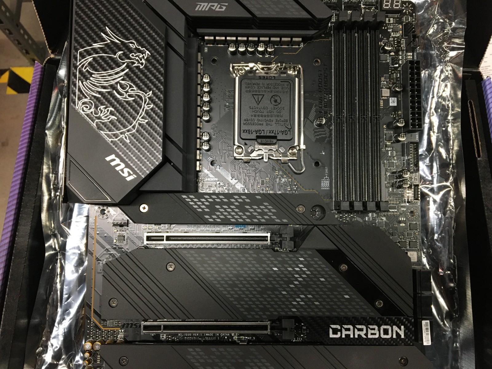 MSI MPG Z790 CARBON WIFI LGA 1700 DDR5 ATX Motherboard - Open Box Board Only