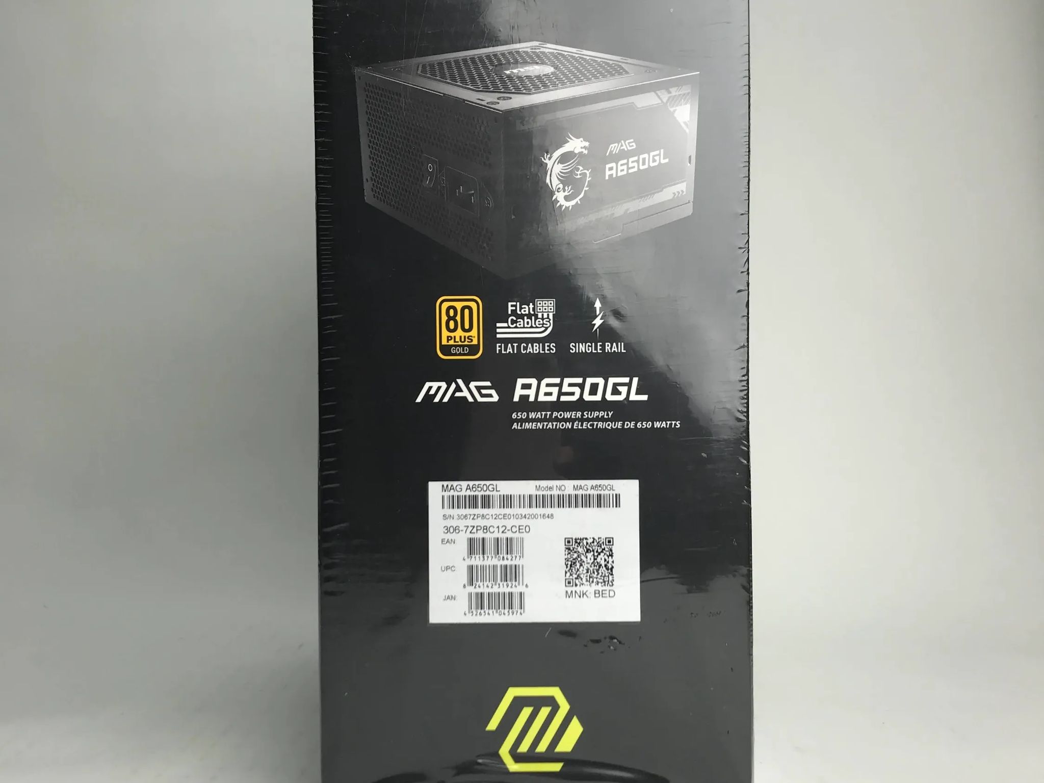 MSI 650W MAG A650GL 80+ Gold ATX Fully-Modular Power Supply PSU