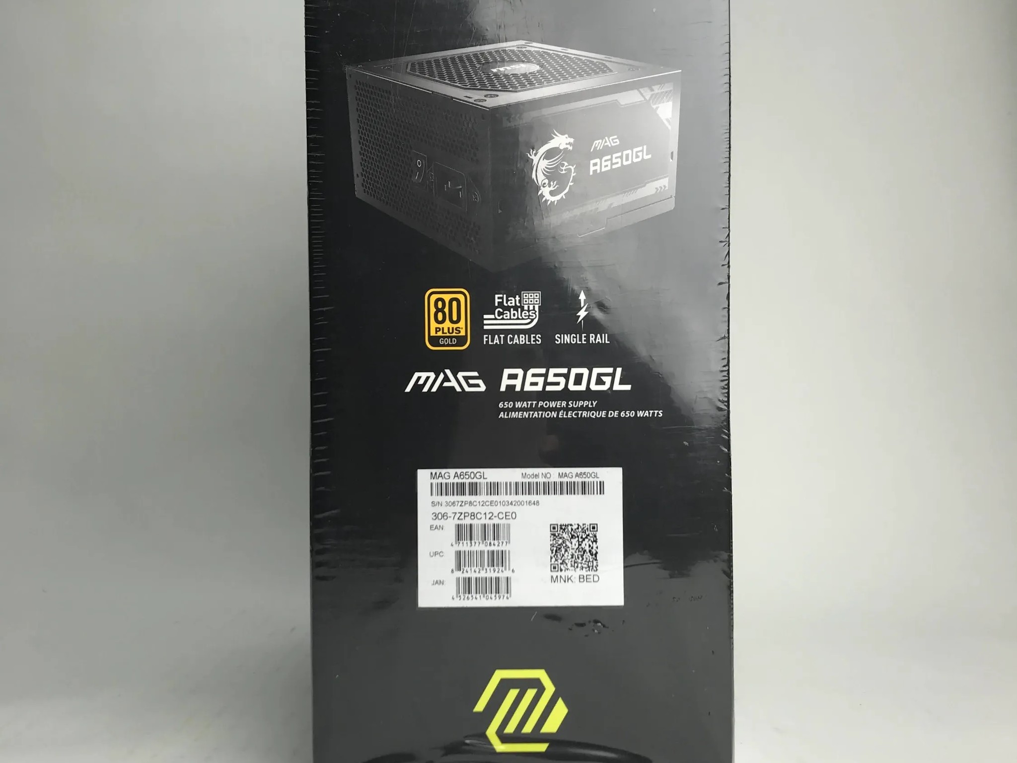 MSI 650W MAG A650GL 80+ Gold ATX Fully-Modular Power Supply PSU