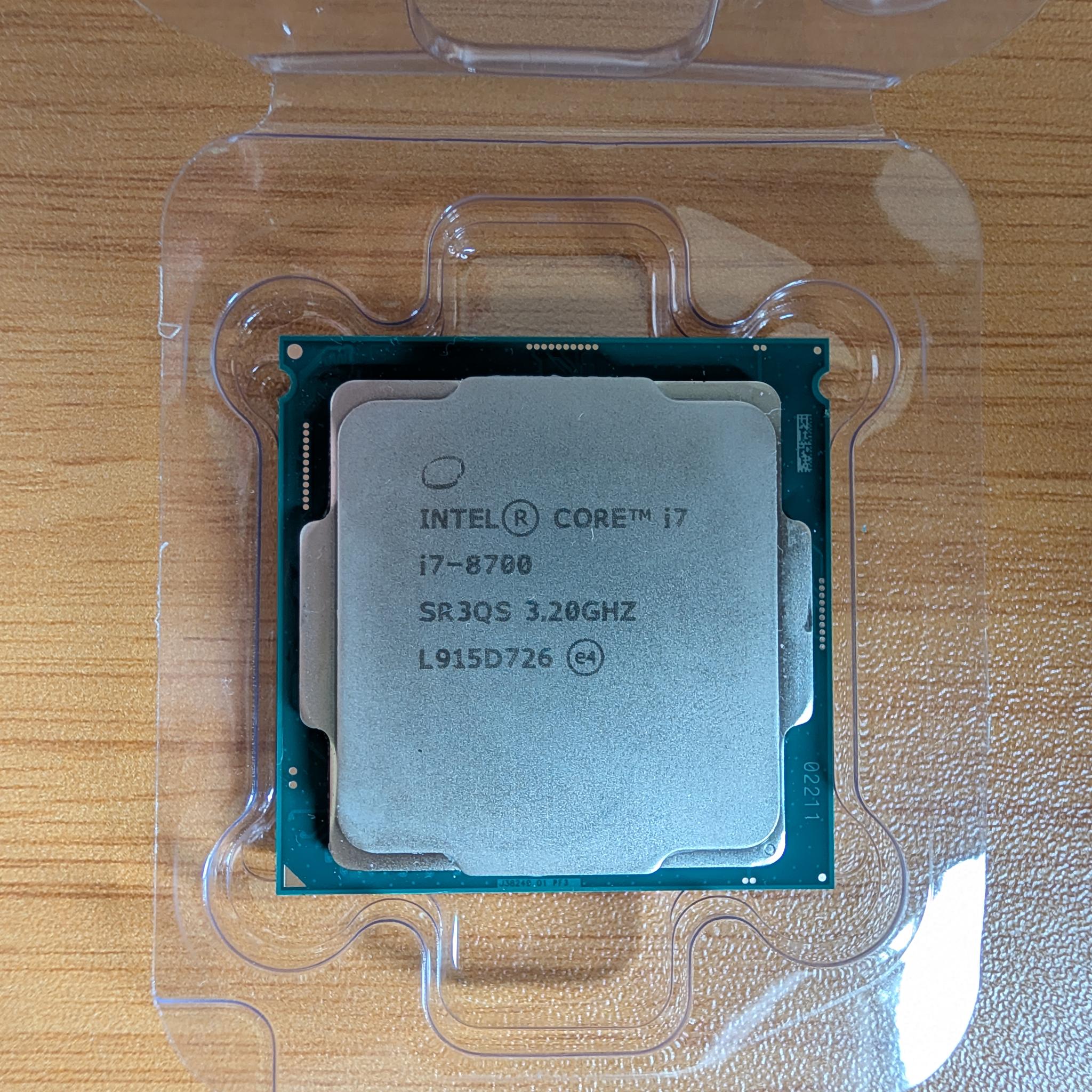 Intel Core i7-8700 6-Core 12-Thread Processor | Tested & Fully Working