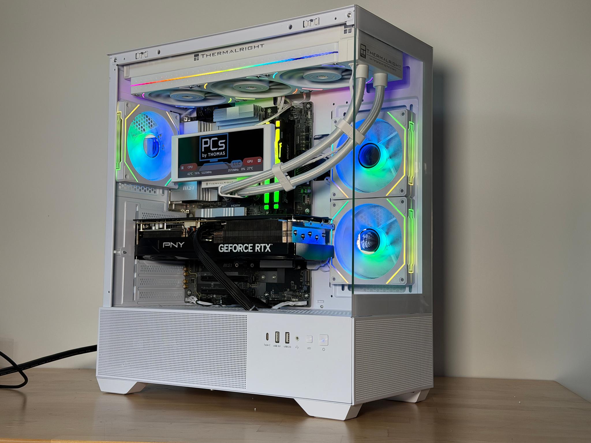 RTX 5070ti Ryzen 7 9800x3d Gaming PC