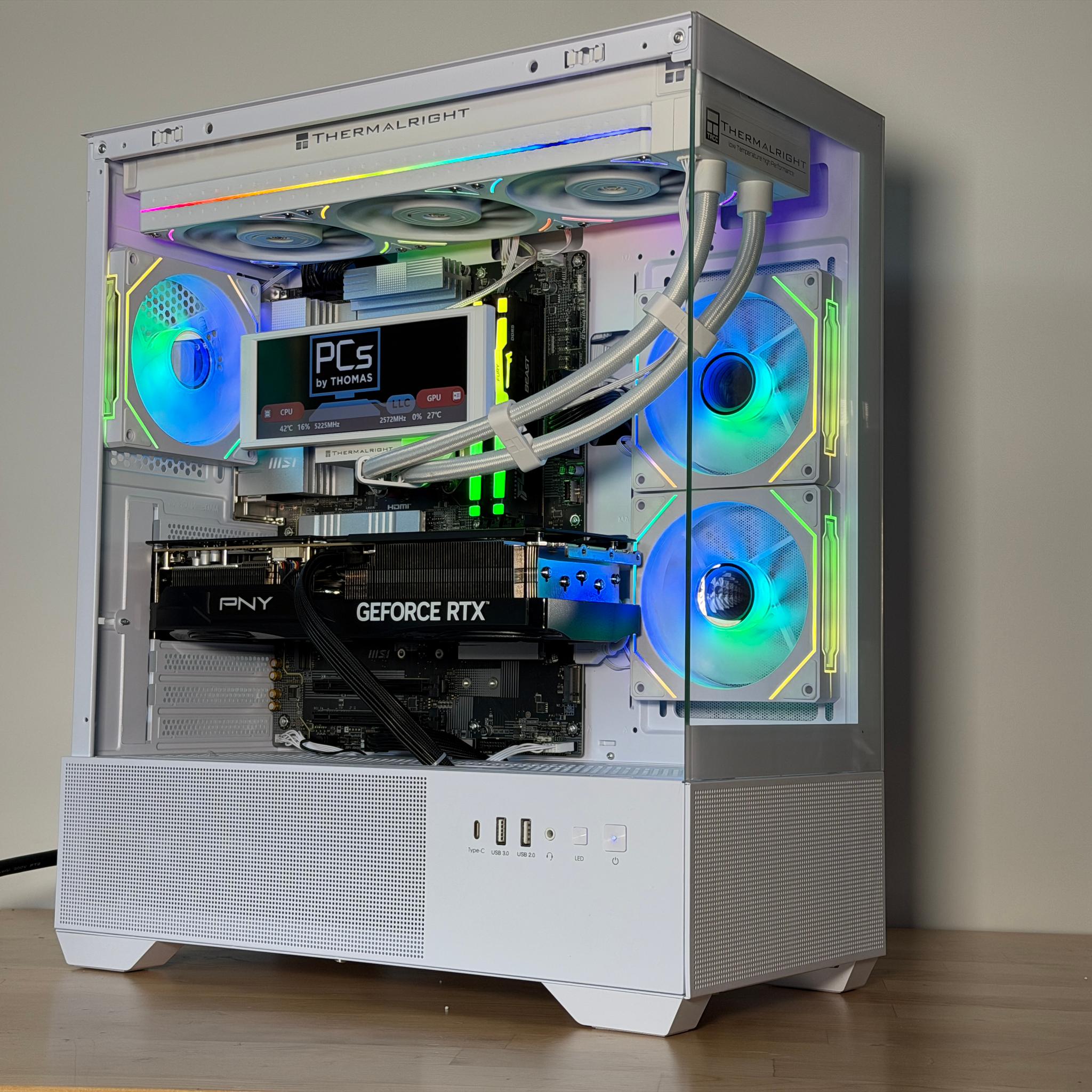 RTX 5070ti Ryzen 7 9800x3d Gaming PC