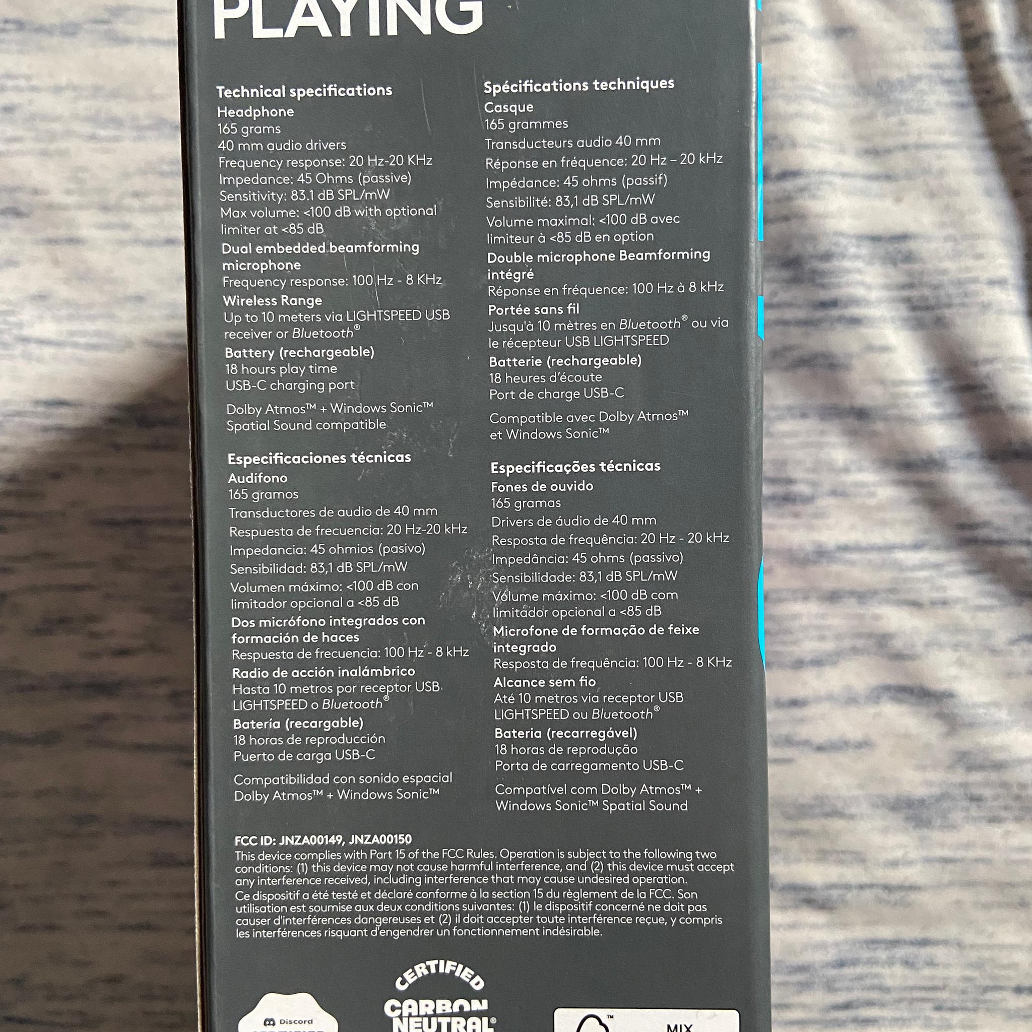 Blue raspberry LOGITECH G435 headset