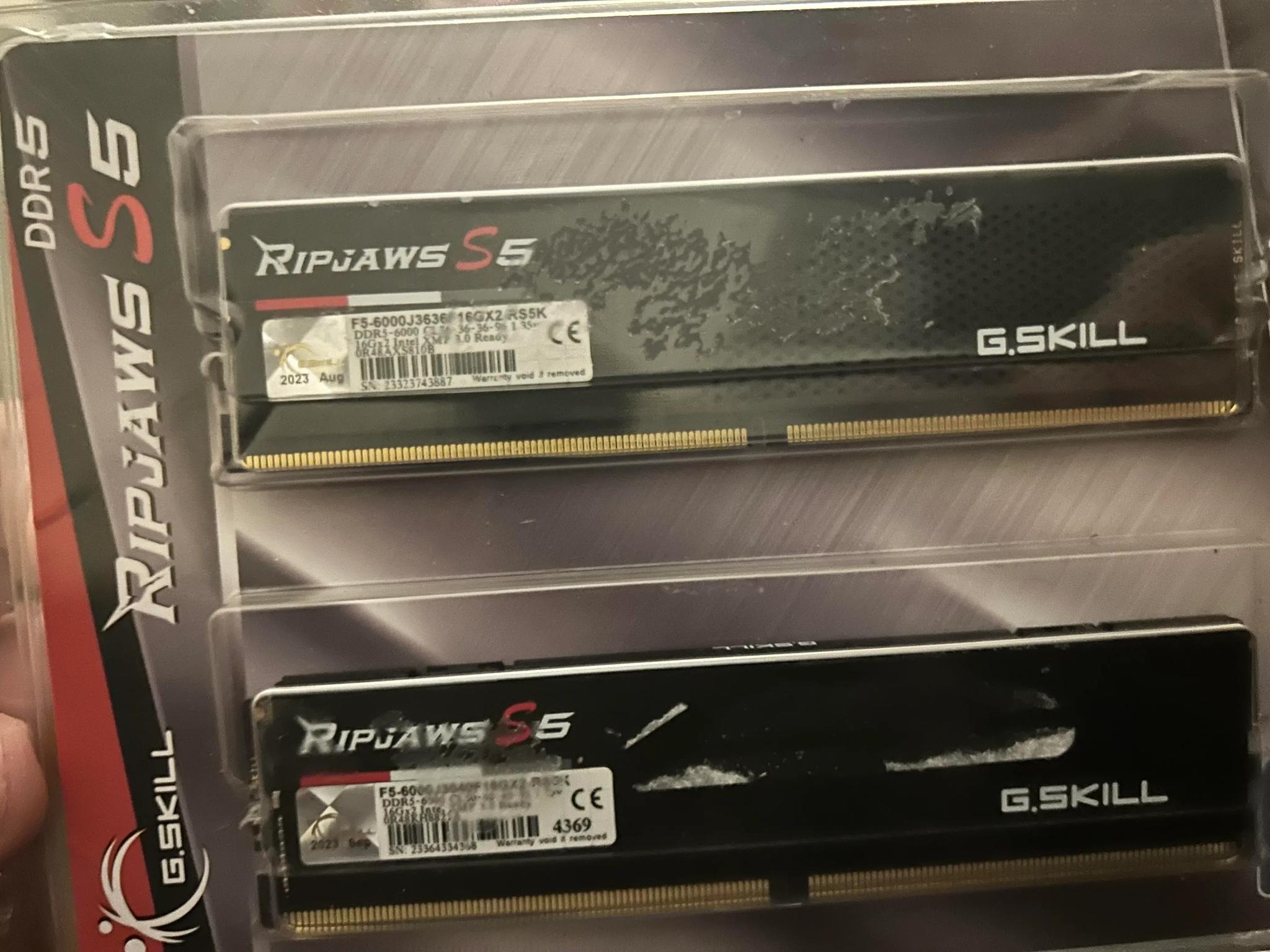 G.Skill Ripjaws S5 DDR5 ALL black No RGB