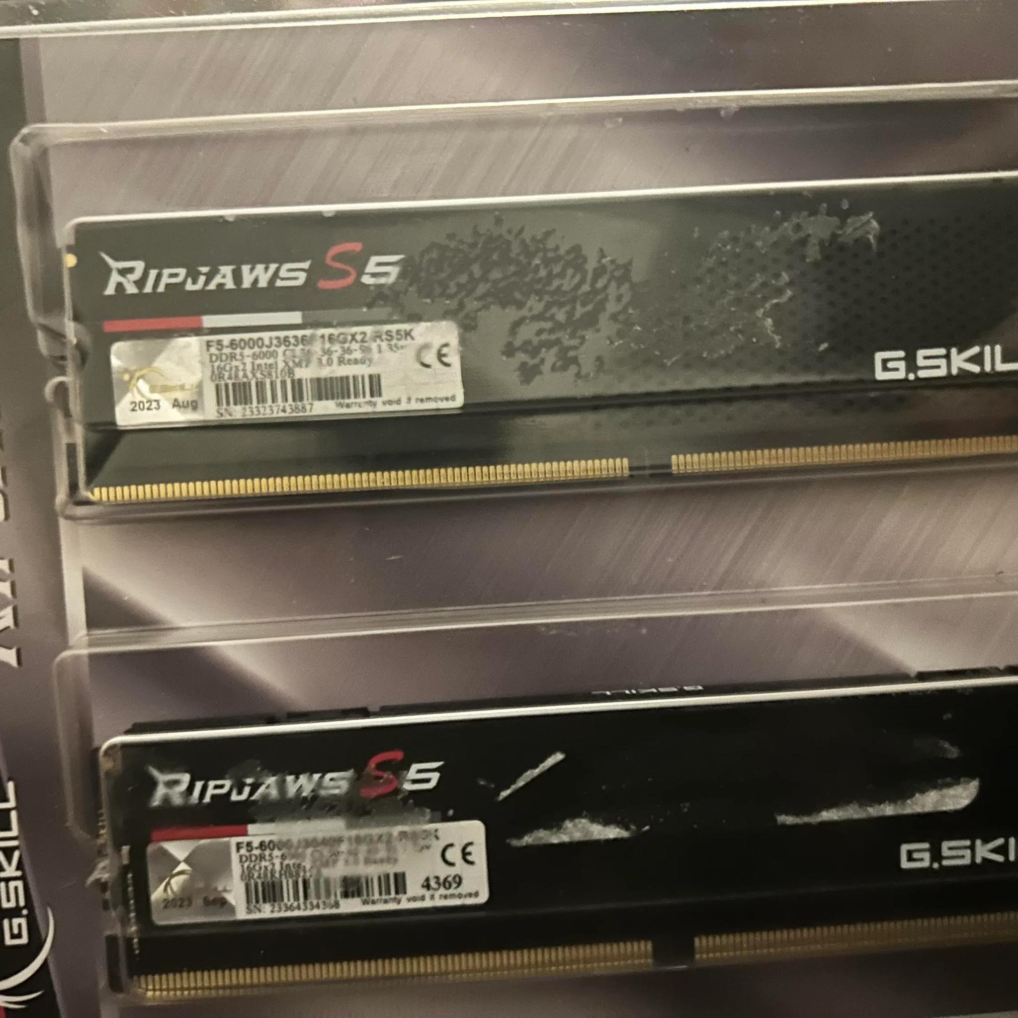 G.Skill Ripjaws S5 DDR5 ALL black No RGB