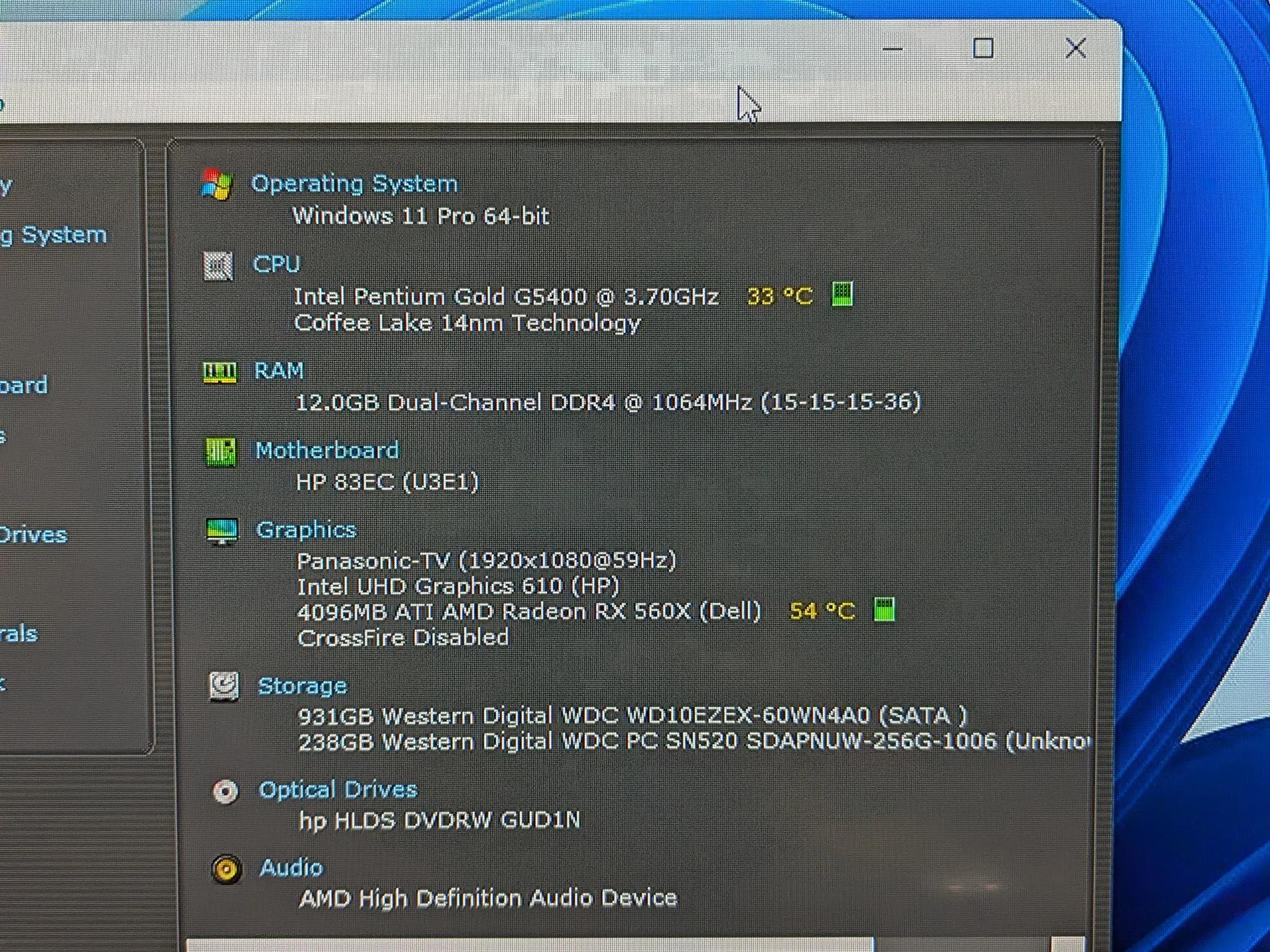 FREE SHIP ~ Intel Dual Core, 12GB RAM, AMD 4GB GPU, 256GB SSD + 1TB HDD, Wifi, aRGB, Win11