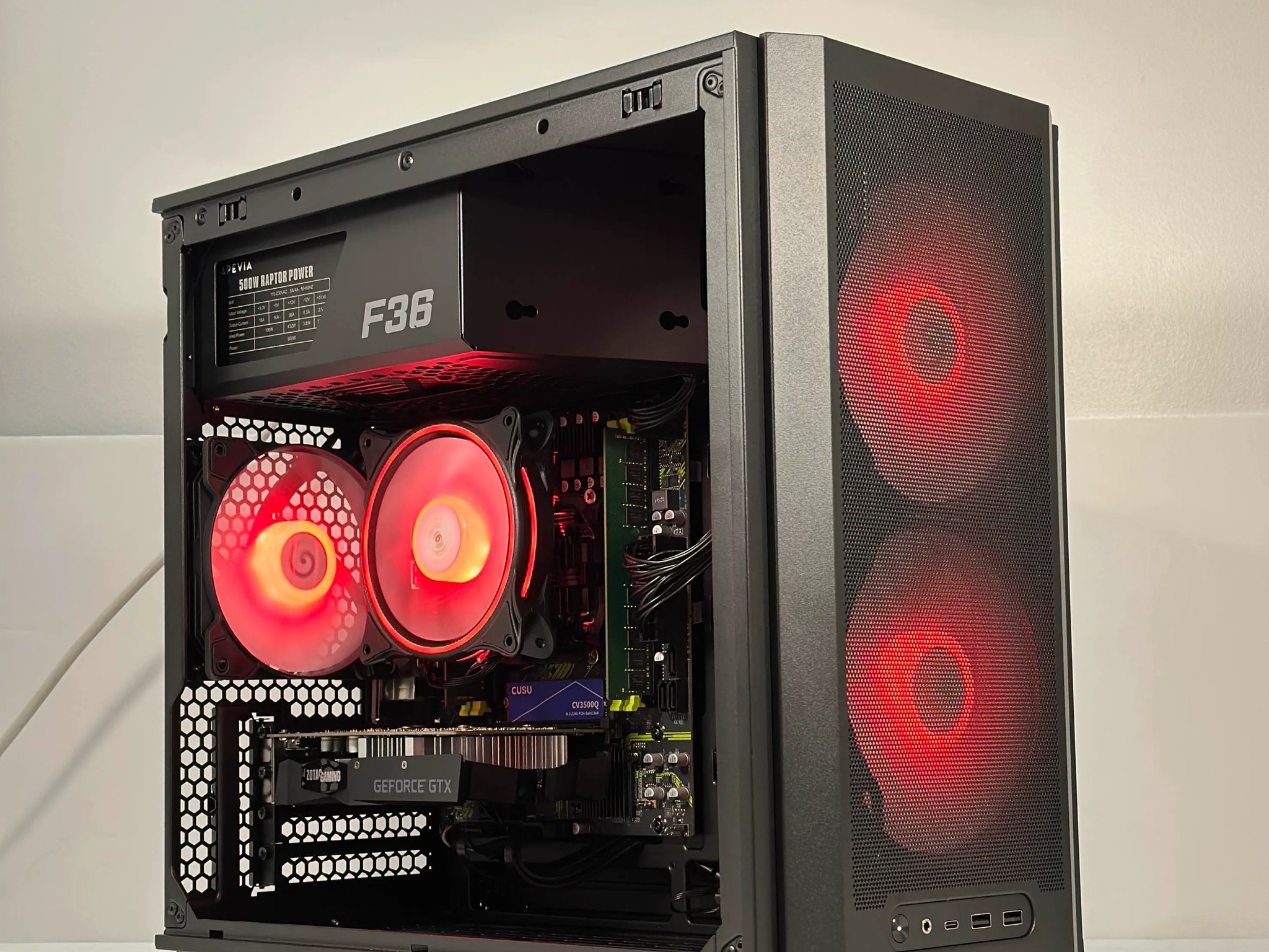Intel i7 6 Core | GeForce GTX 1650 | 16GB RAM | 512GB SSD | WIFI | 1080p Black Gaming PC