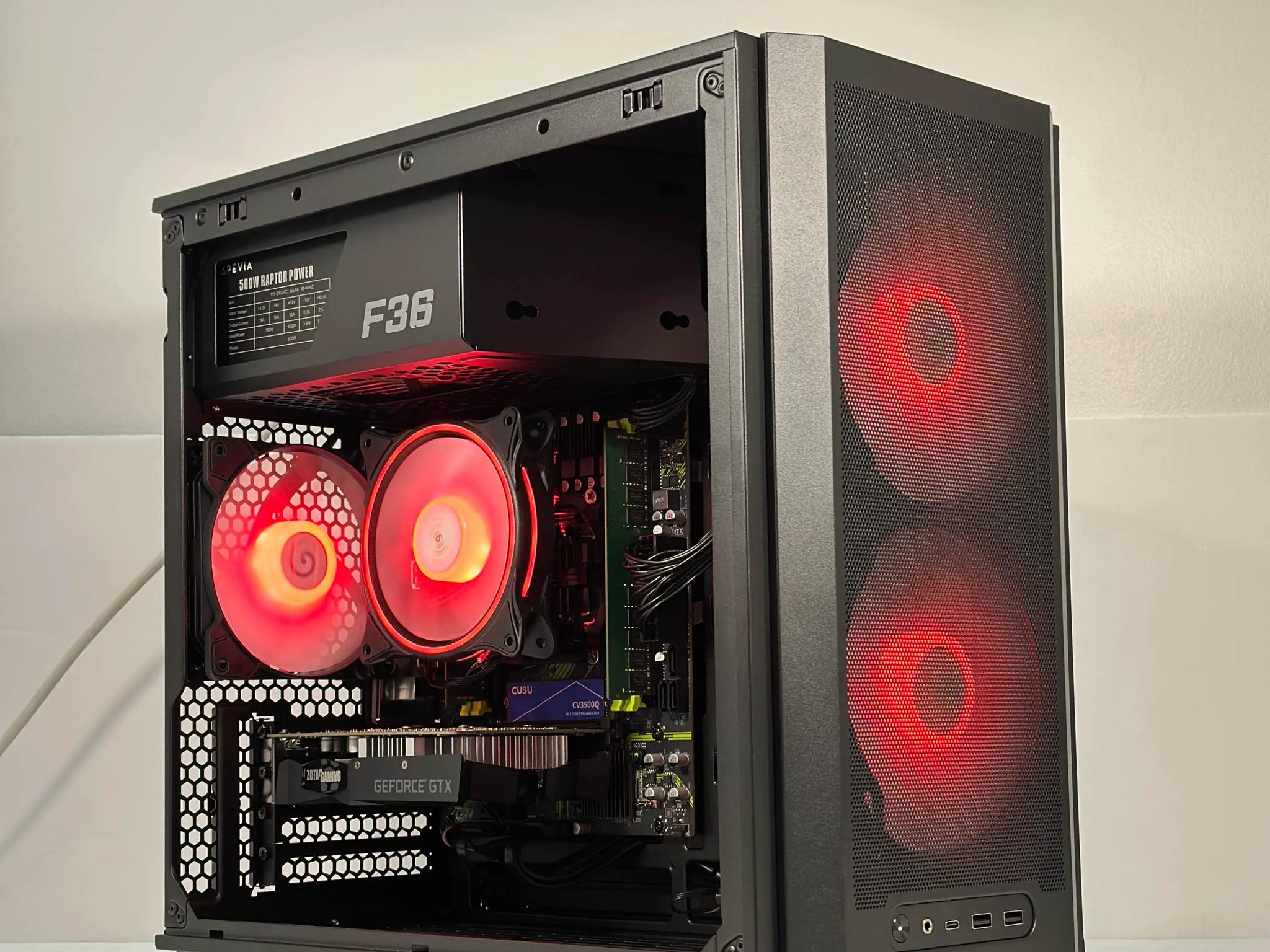 Intel i7 6 Core | GeForce GTX 1650 | 16GB RAM | 512GB SSD | WIFI | 1080p Black Gaming PC