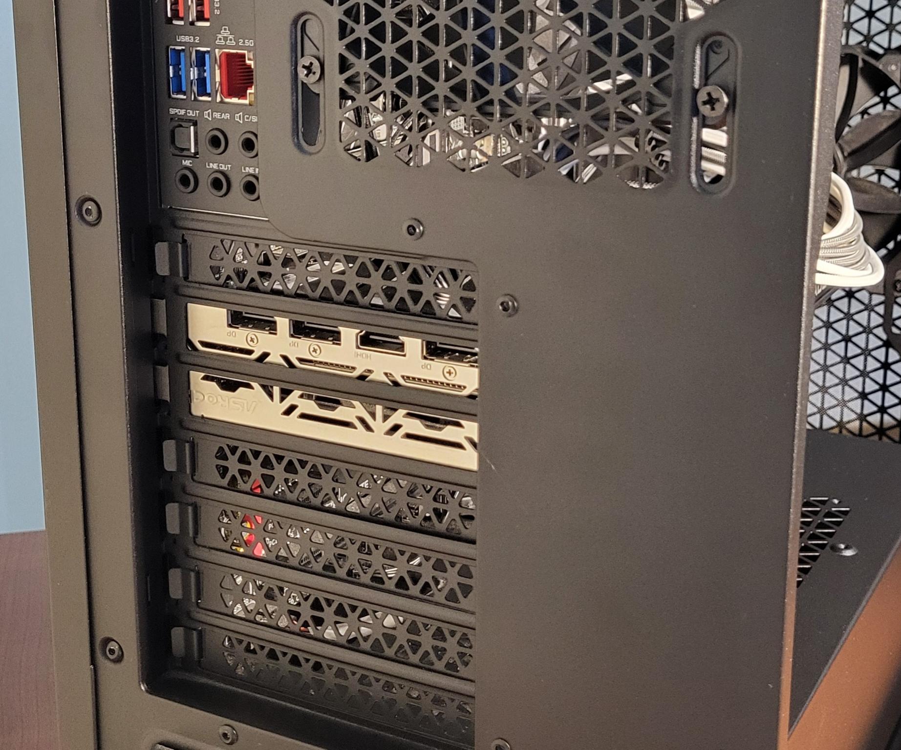 ATX, AMD Ryzen 5600, AMD Radeon 6600, 32GB RAM Used PC- Good Condition