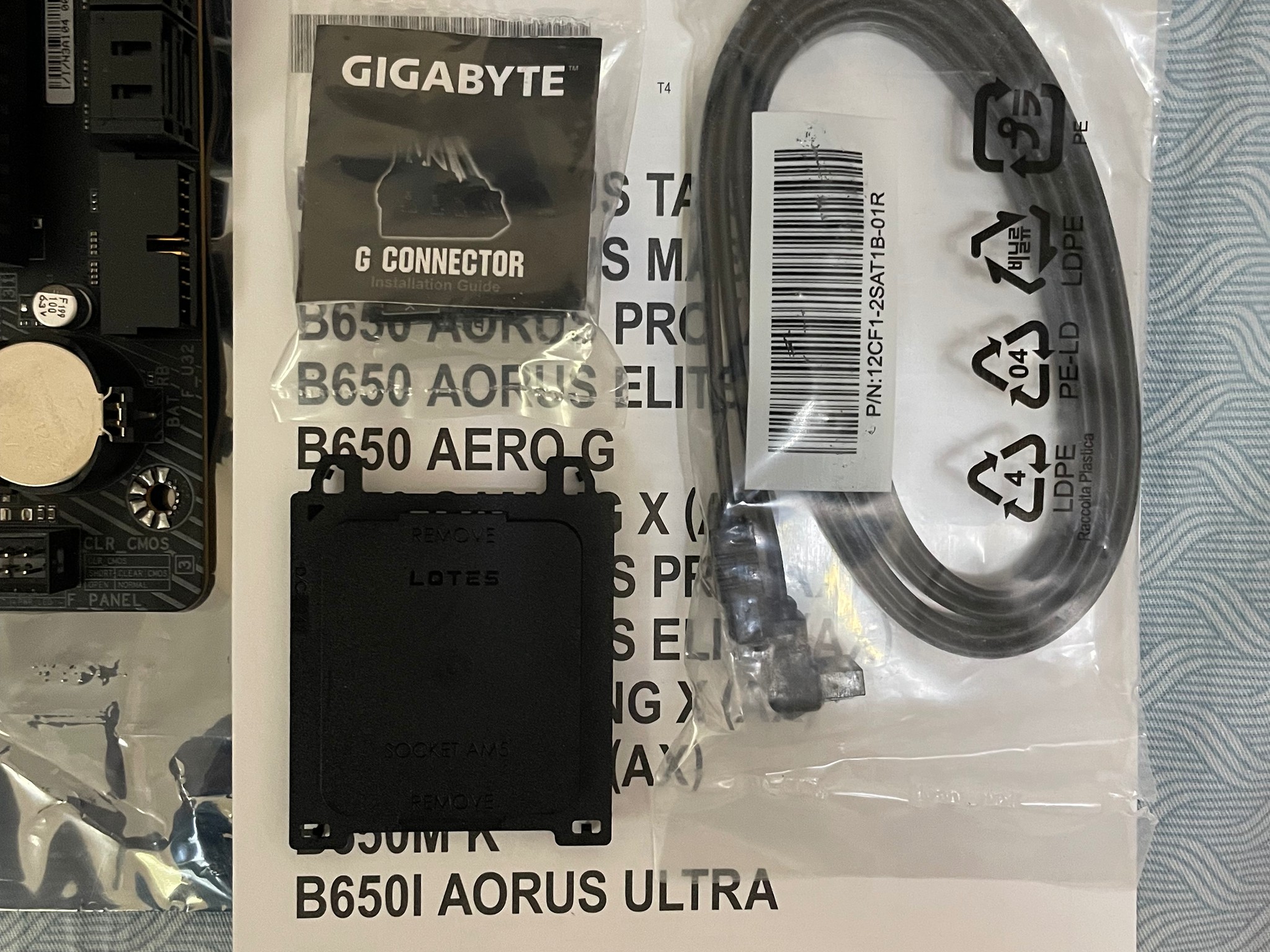 AORUS B650 Elite AX + G.Skill 32GB DDR5-6000 RAM