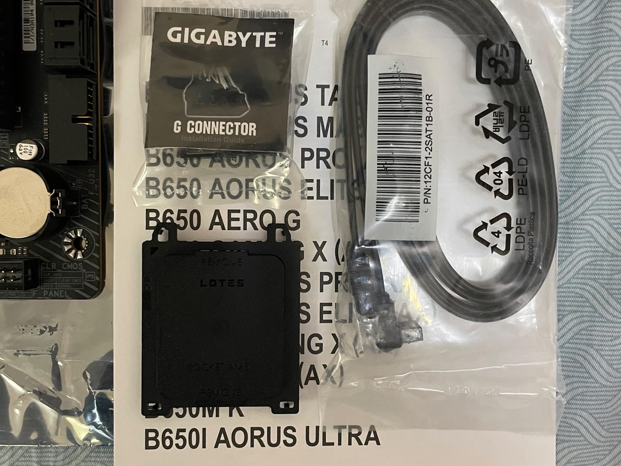AORUS B650 Elite AX + G.Skill 32GB DDR5-6000 RAM