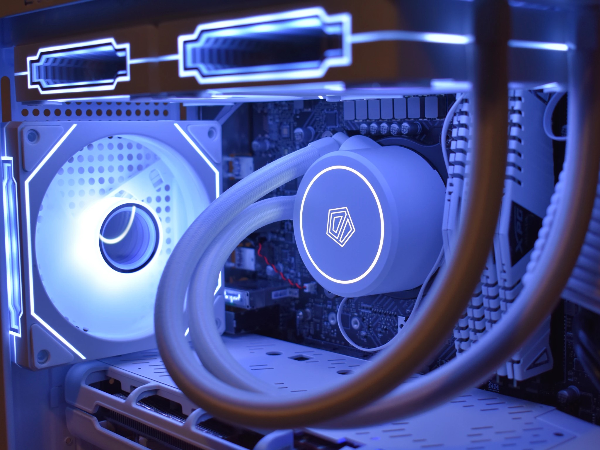 All-White Gaming PC | 13th Gen Intel | RX 5700 | 16GB RAM | AIO | ARGB | WiFi