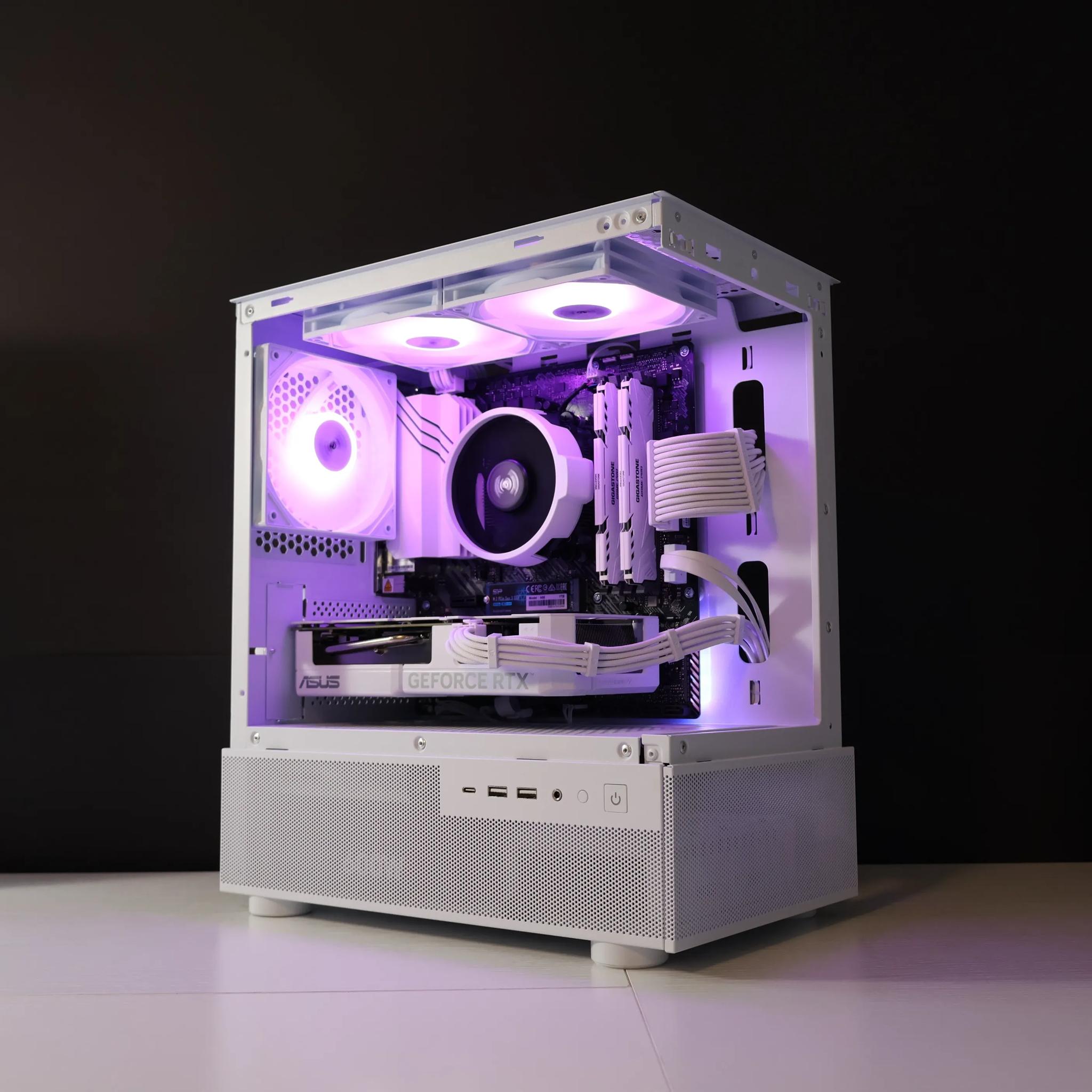 🧊FROSTED🧊 Gaming PC | AMD Ryzen 5 5500 | 32GB | RTX 4060 | 1TB SSD | Win11 PRO | Wi-Fi