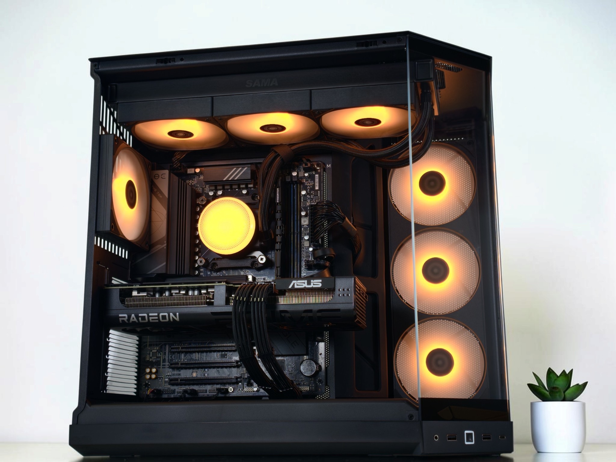 🪐🟠Titan🌌 AMD RX 9070 GRE 🌌AMD Ryzen 7 8700F🌌16GB DDR5🌌1TB NVME